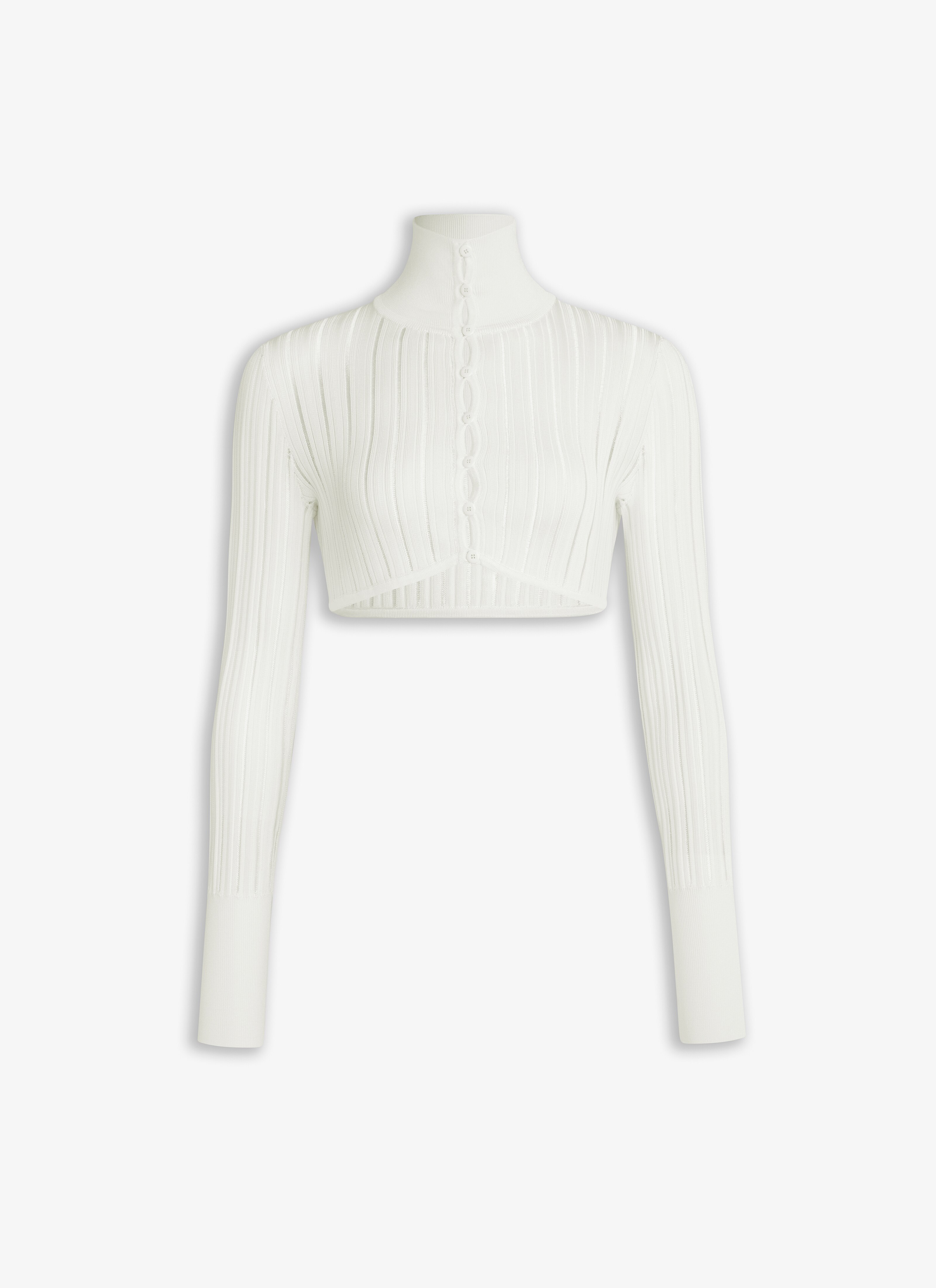 Shiny crinoline cardigan - maison-alaia.com