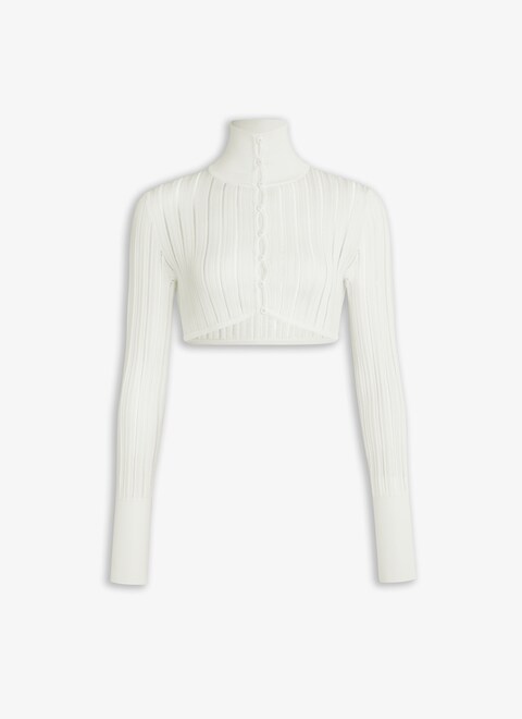 Shiny crinoline cardigan - maison-alaia.com