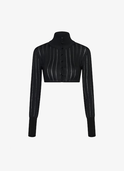Shiny crinoline cardigan - maison-alaia.com