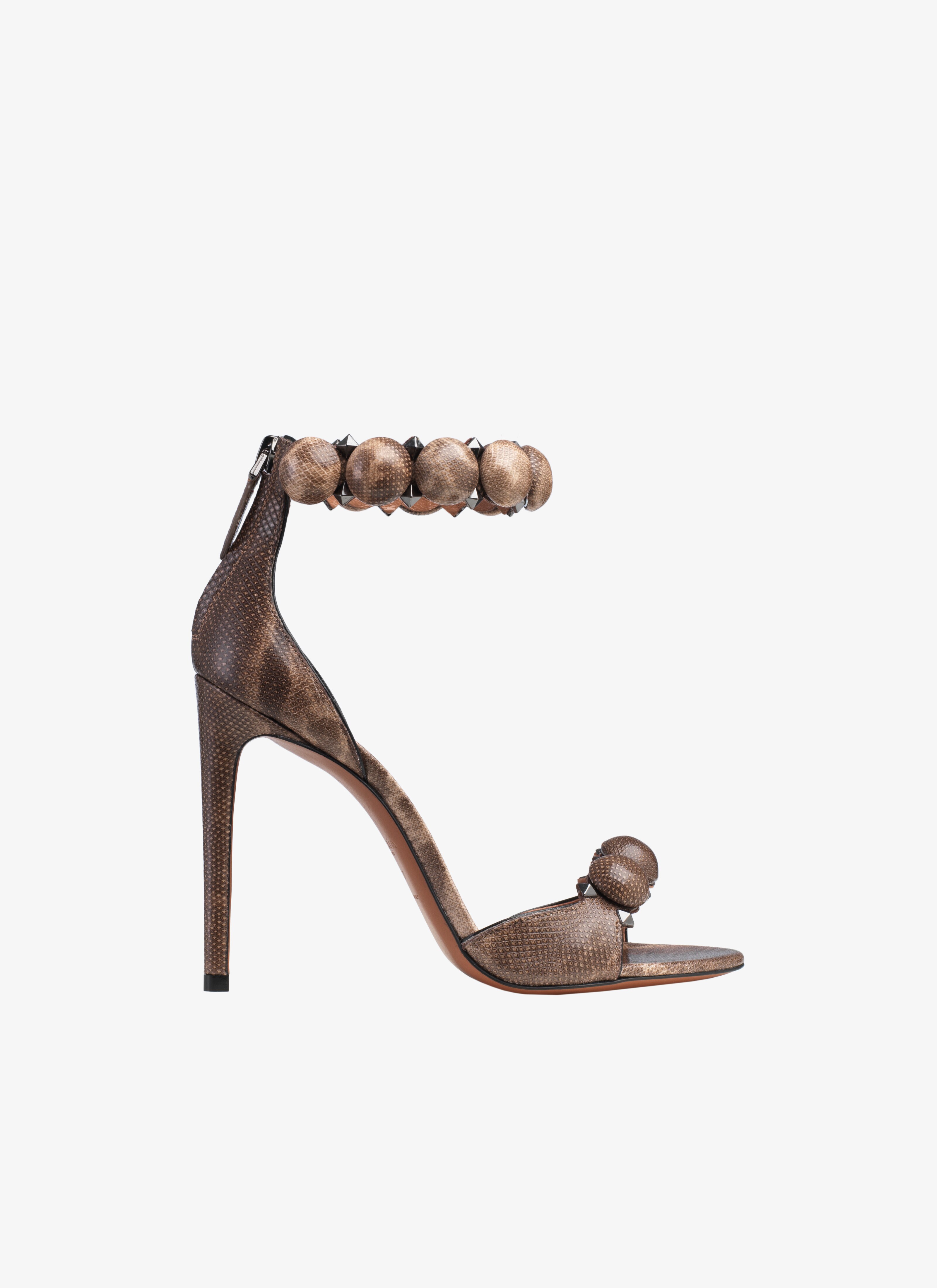 ALAÏA BLUSH STILETTO SANDAL 
