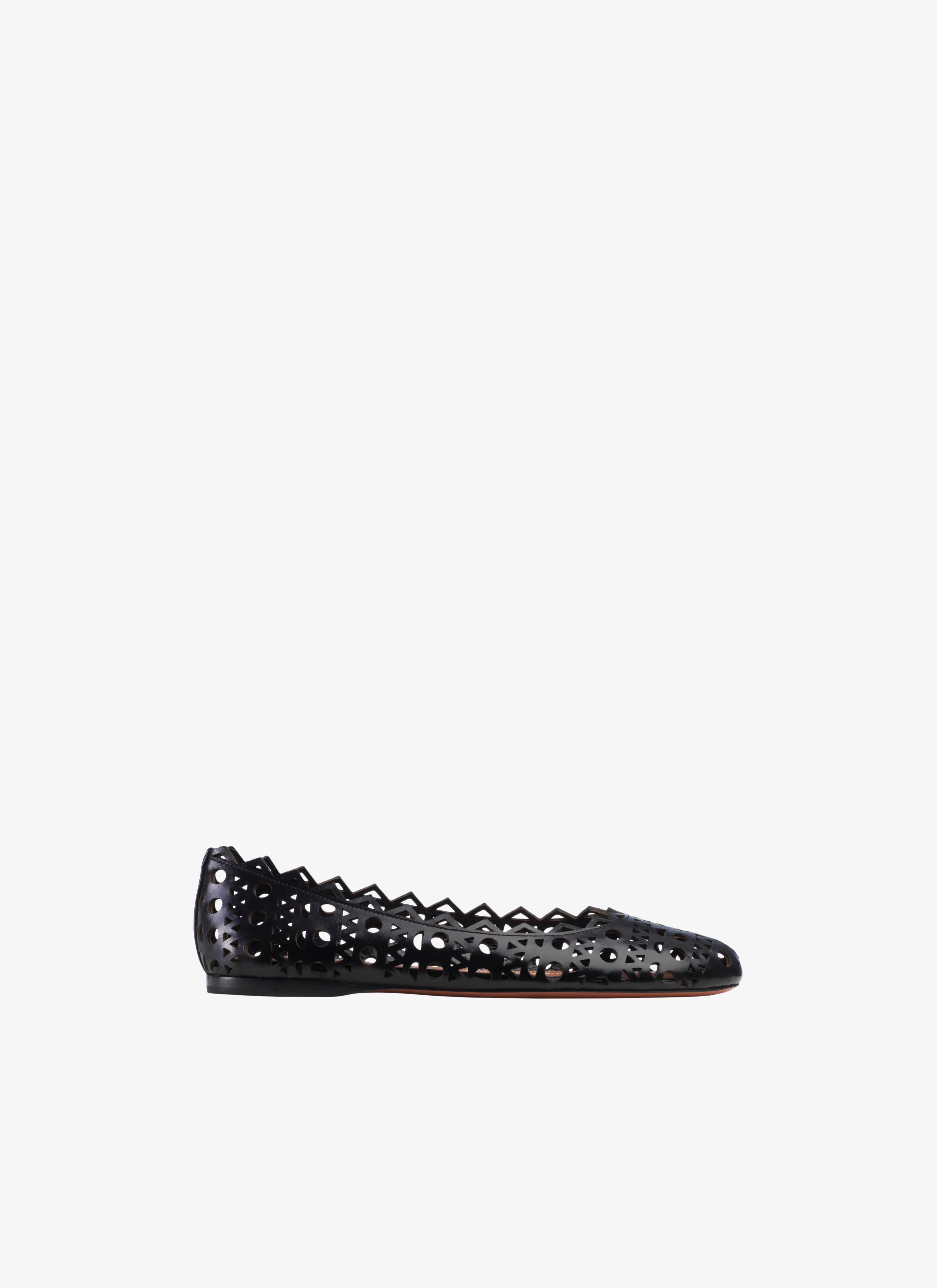 laser cut ballet pumps