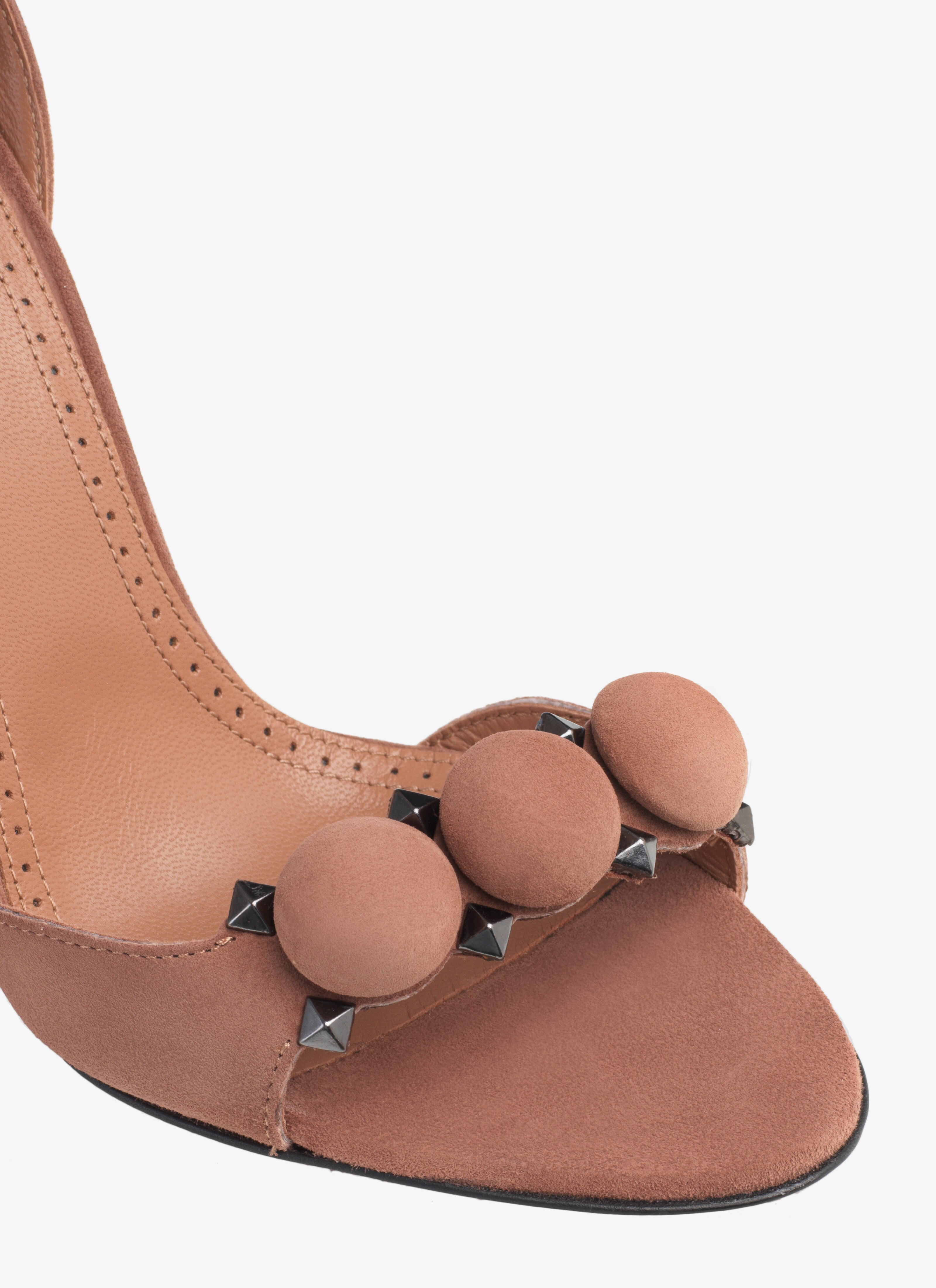 ALAÏA TOBACCO SANDALS