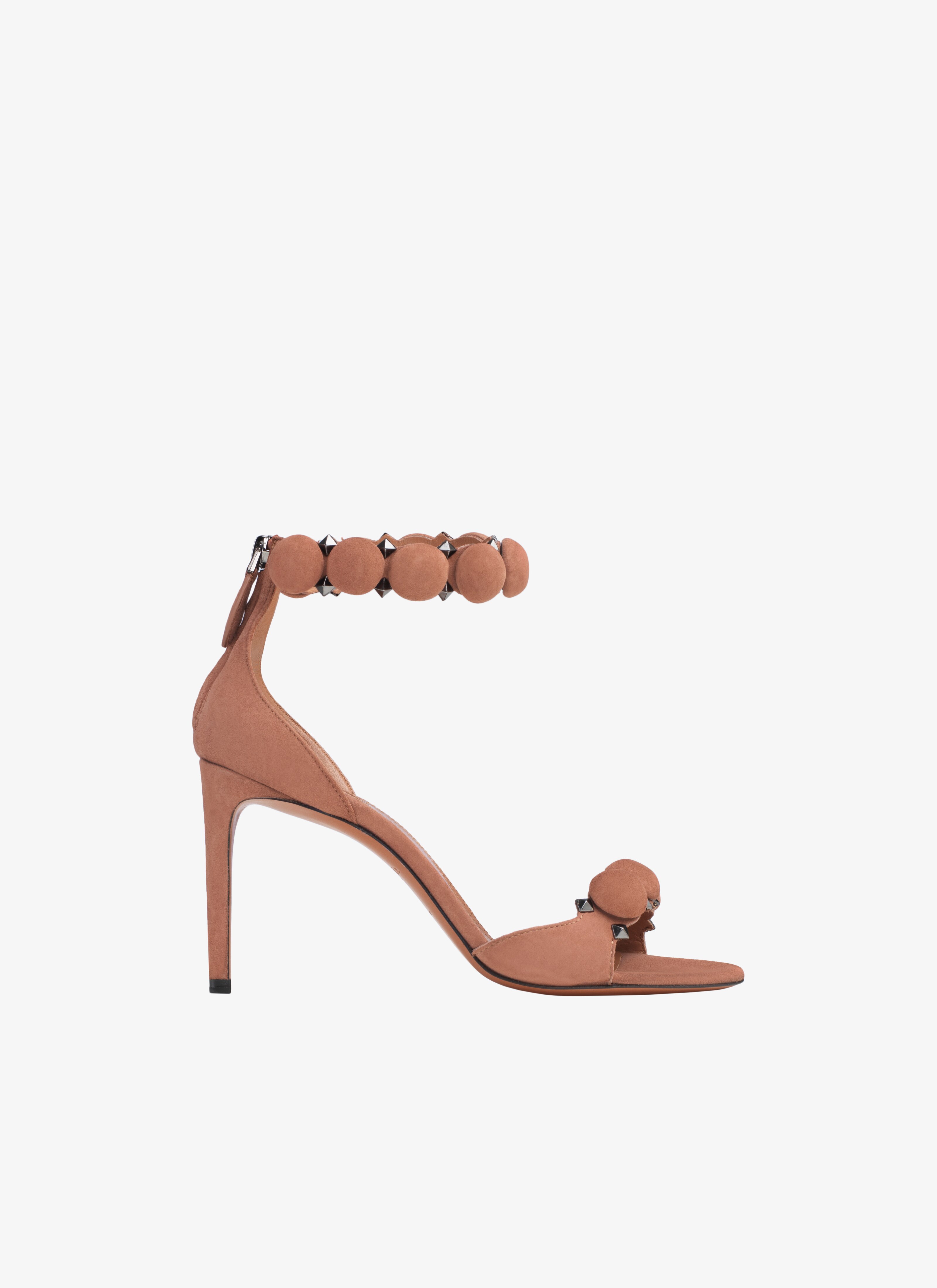 ALAÏA TOBACCO SANDALS