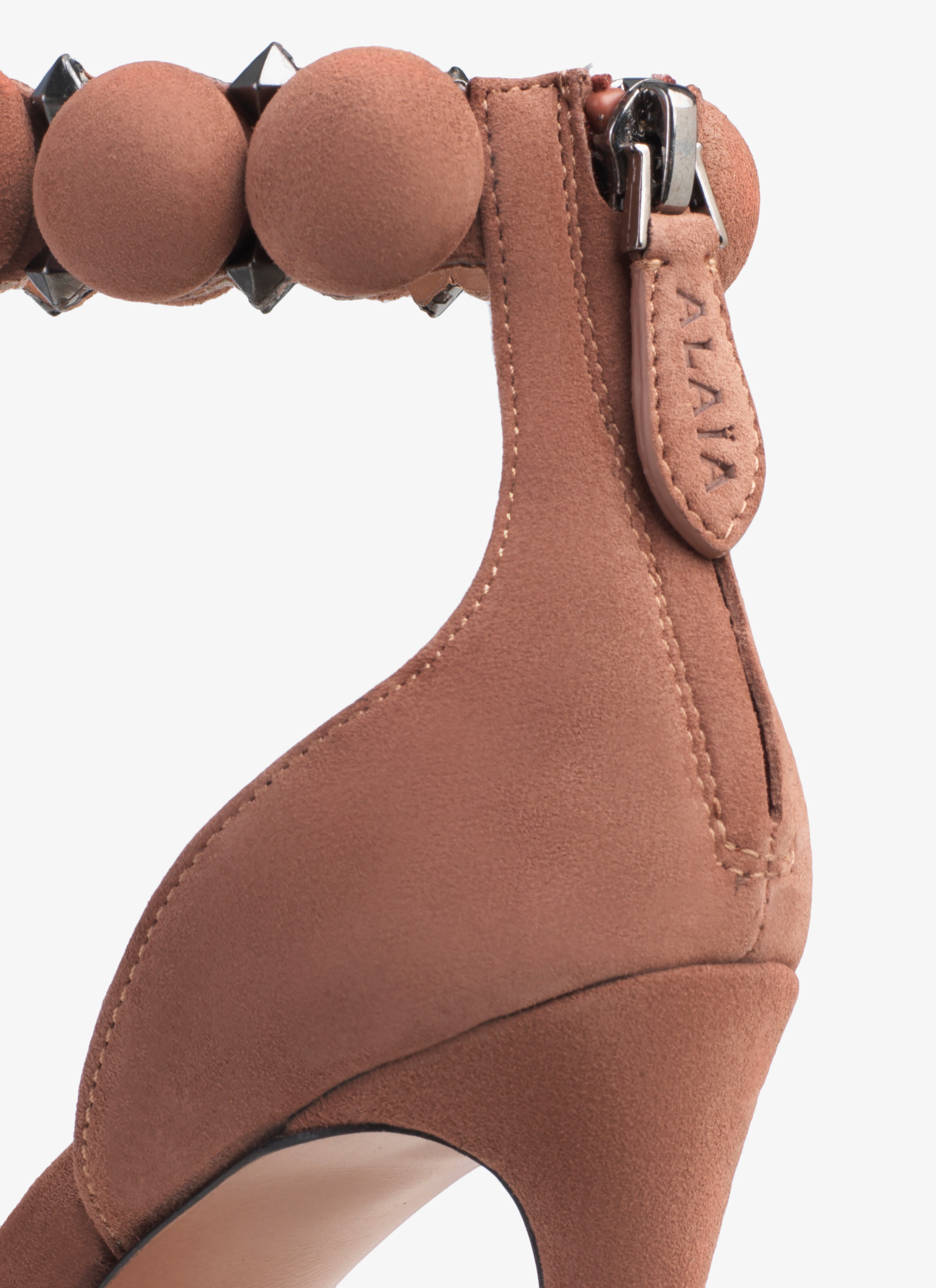 ALAÏA TOBACCO SANDALS
