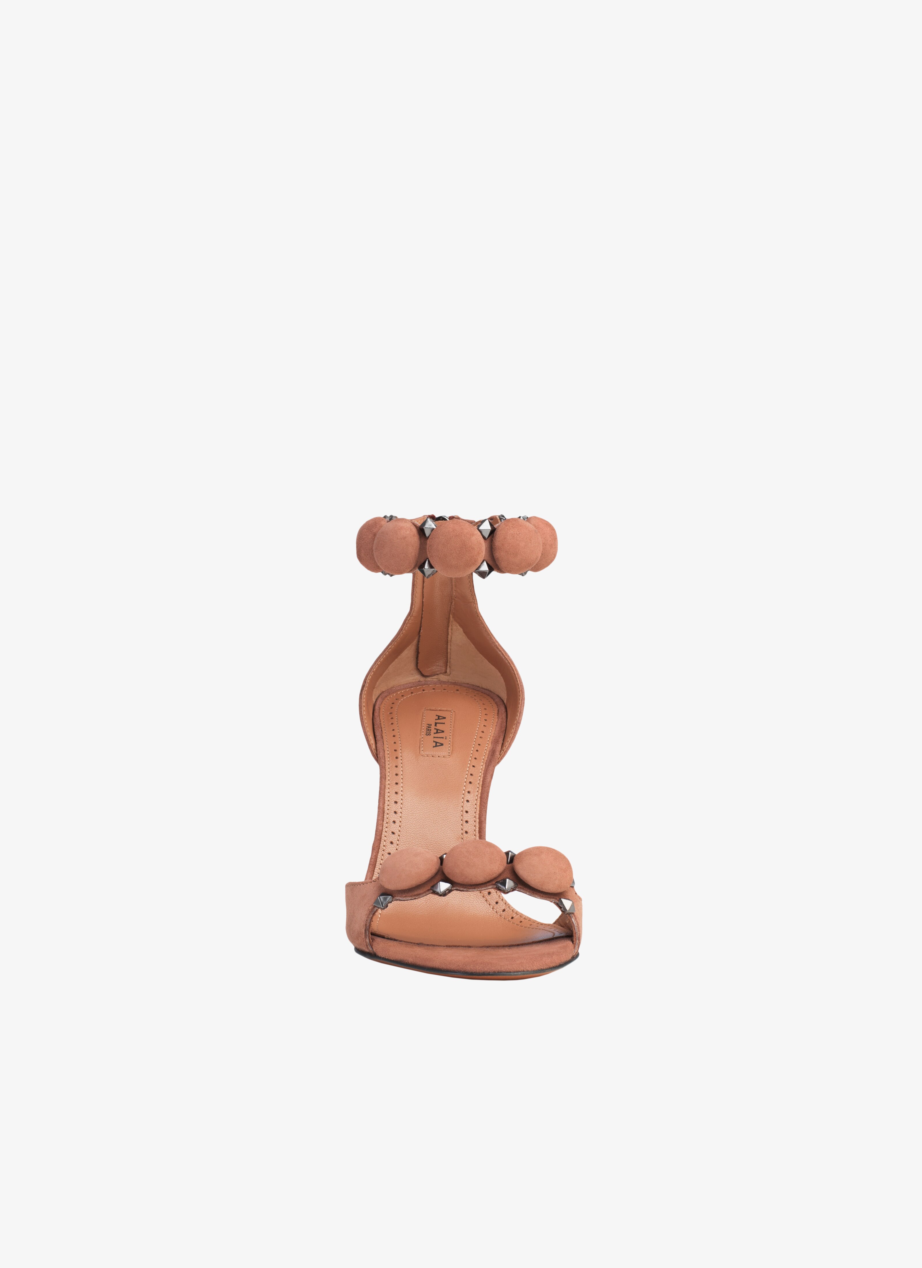ALAÏA TOBACCO SANDALS