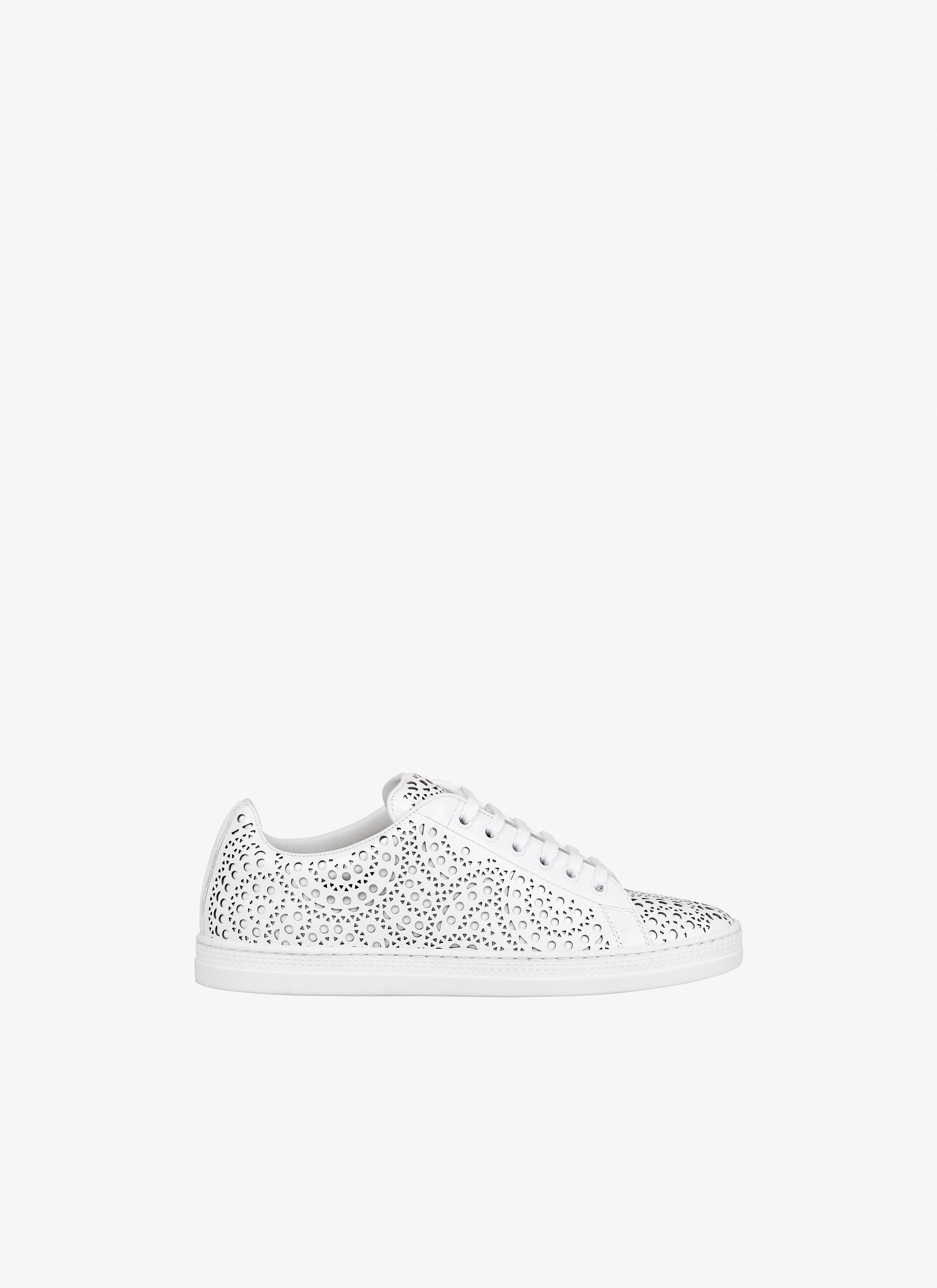 ALAÏA WHITE/WHITE SNEAKER 