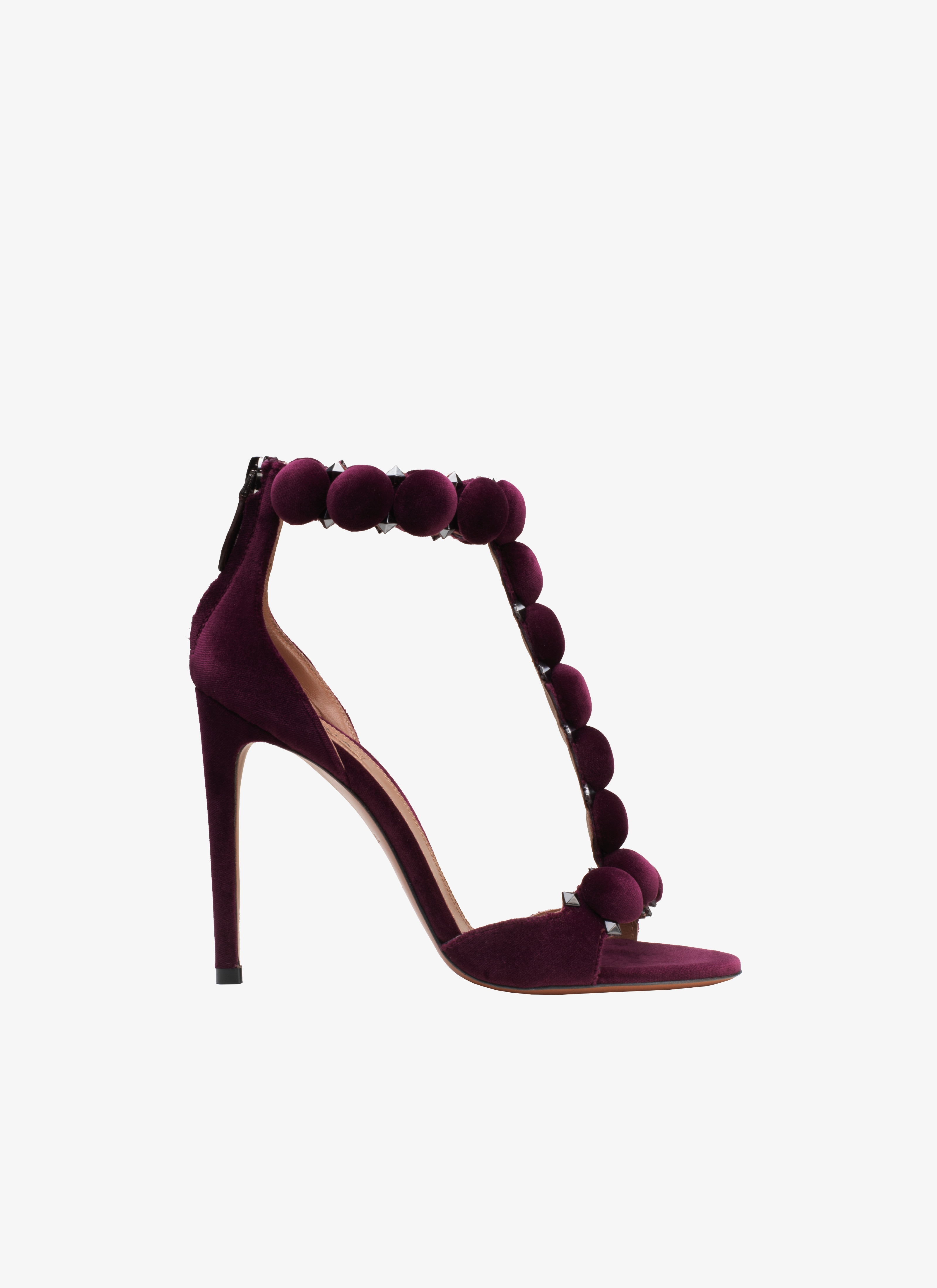 ALAÏA PURPLE STILETTO SANDAL 