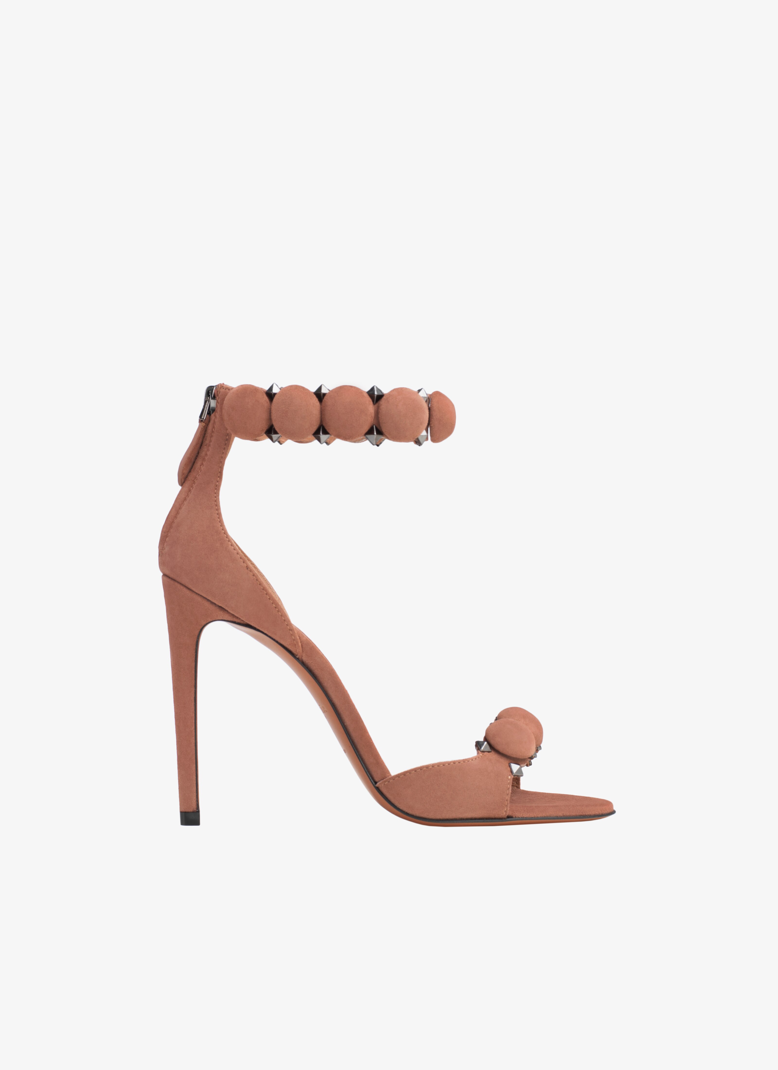 ALAÏA TOBACCO SANDALS