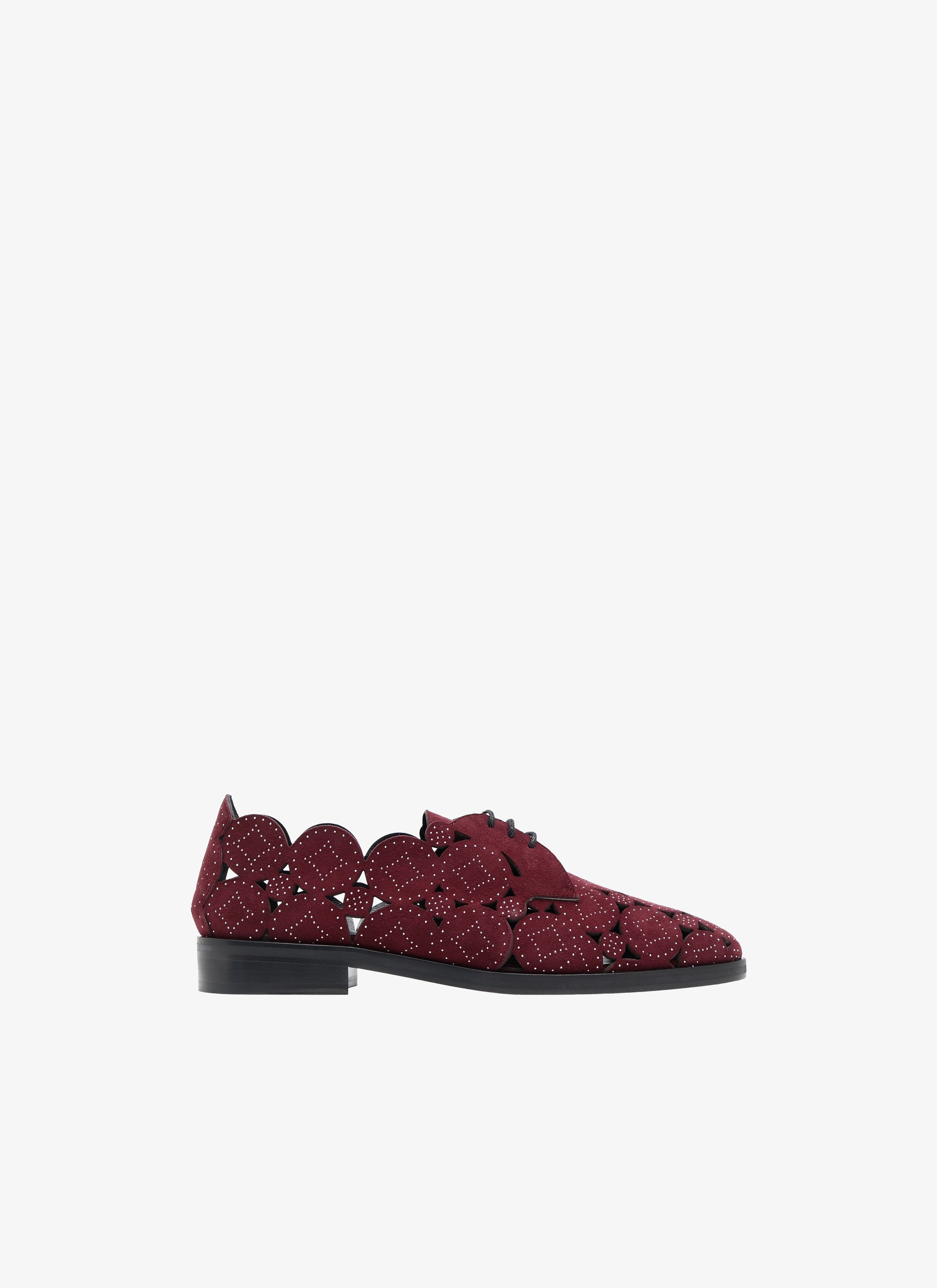 ALAÏA BLACKCURRANT OXFORDS 