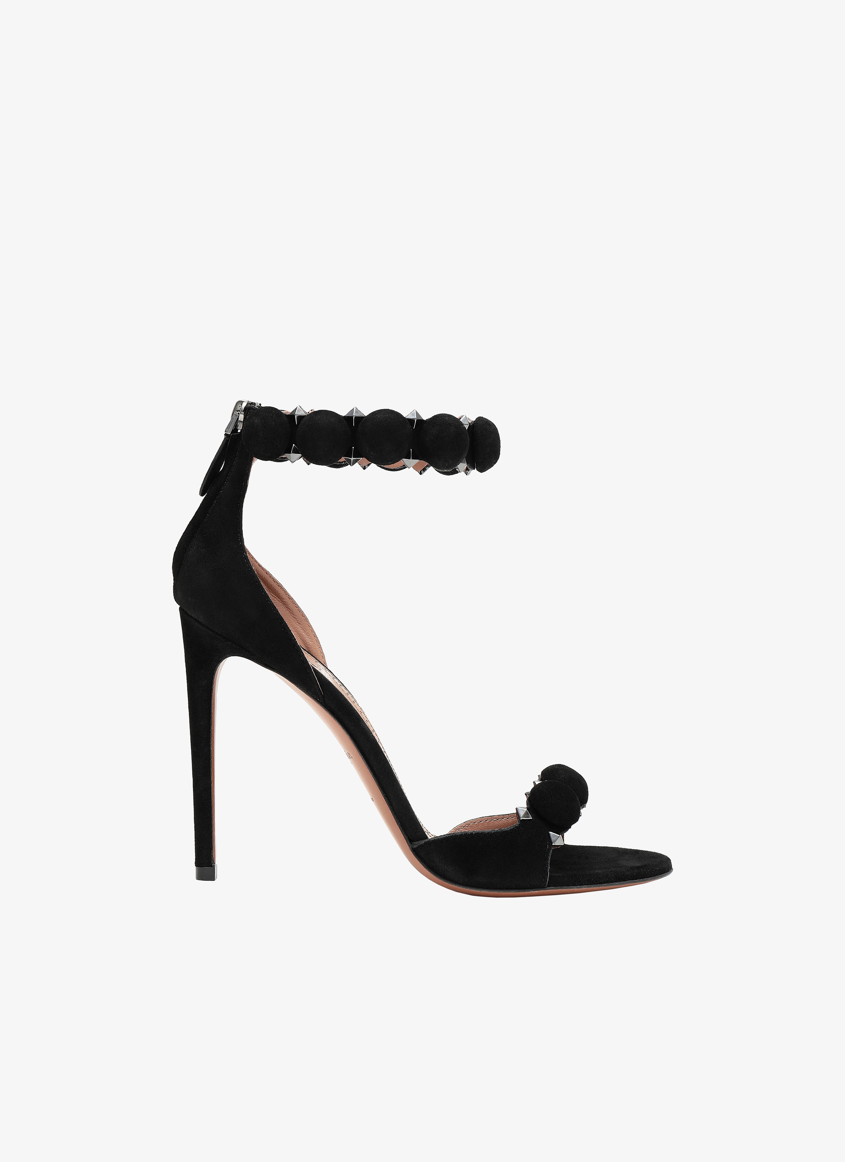 ALAÏA SANDALI CON TACCO A SPILLO  NERO