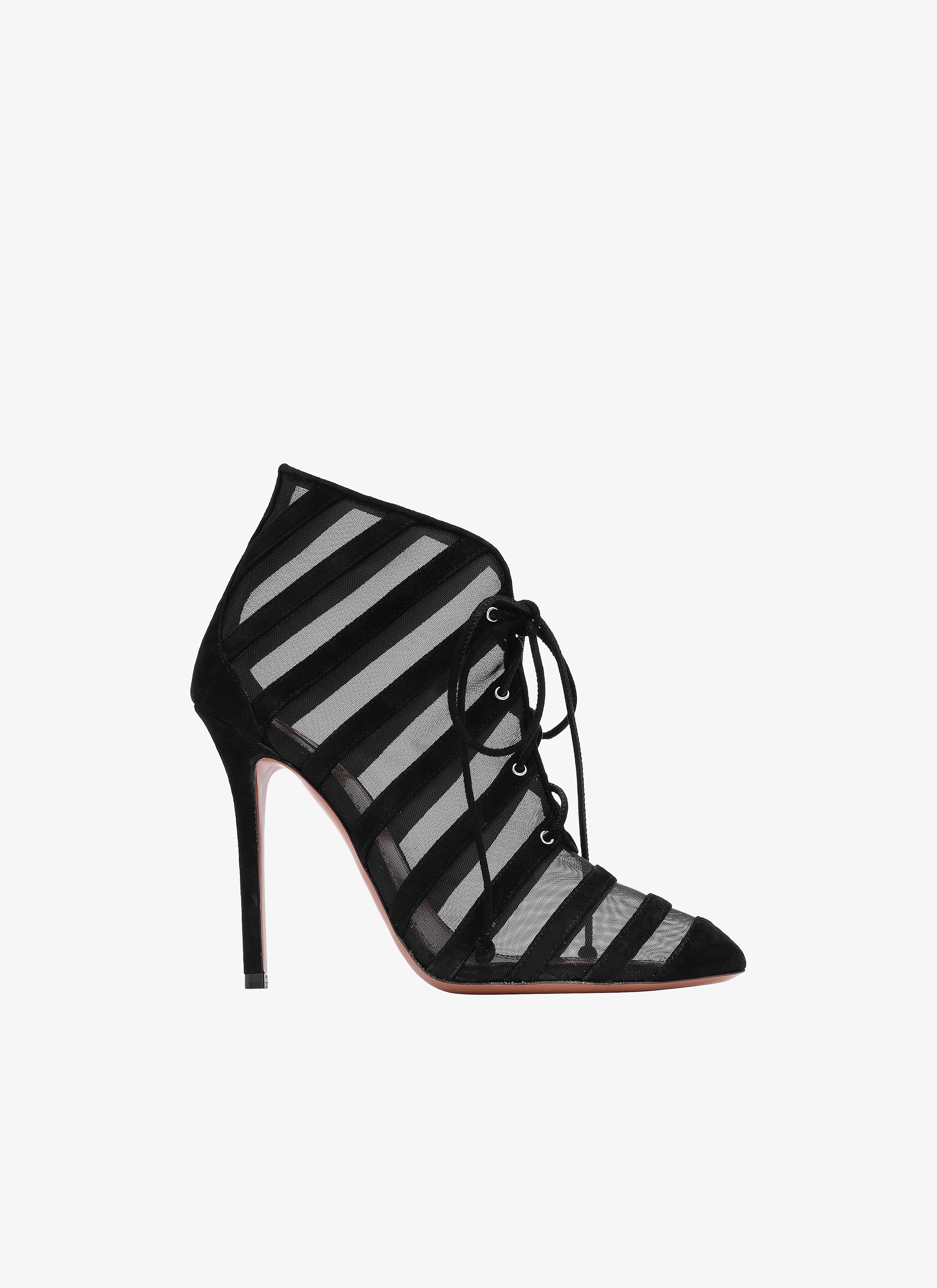 ALAÏA BLACK/BLACK LOW BOOTS