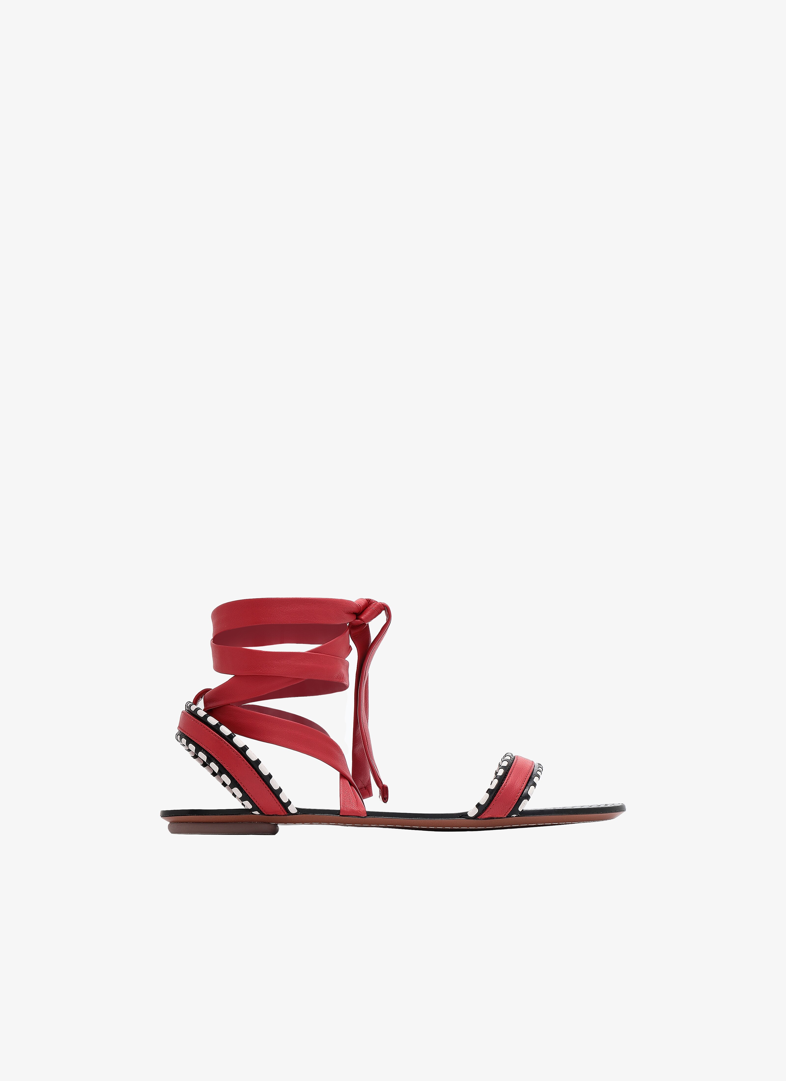 ALAÏA MULTICOLOR FLAT SANDAL

