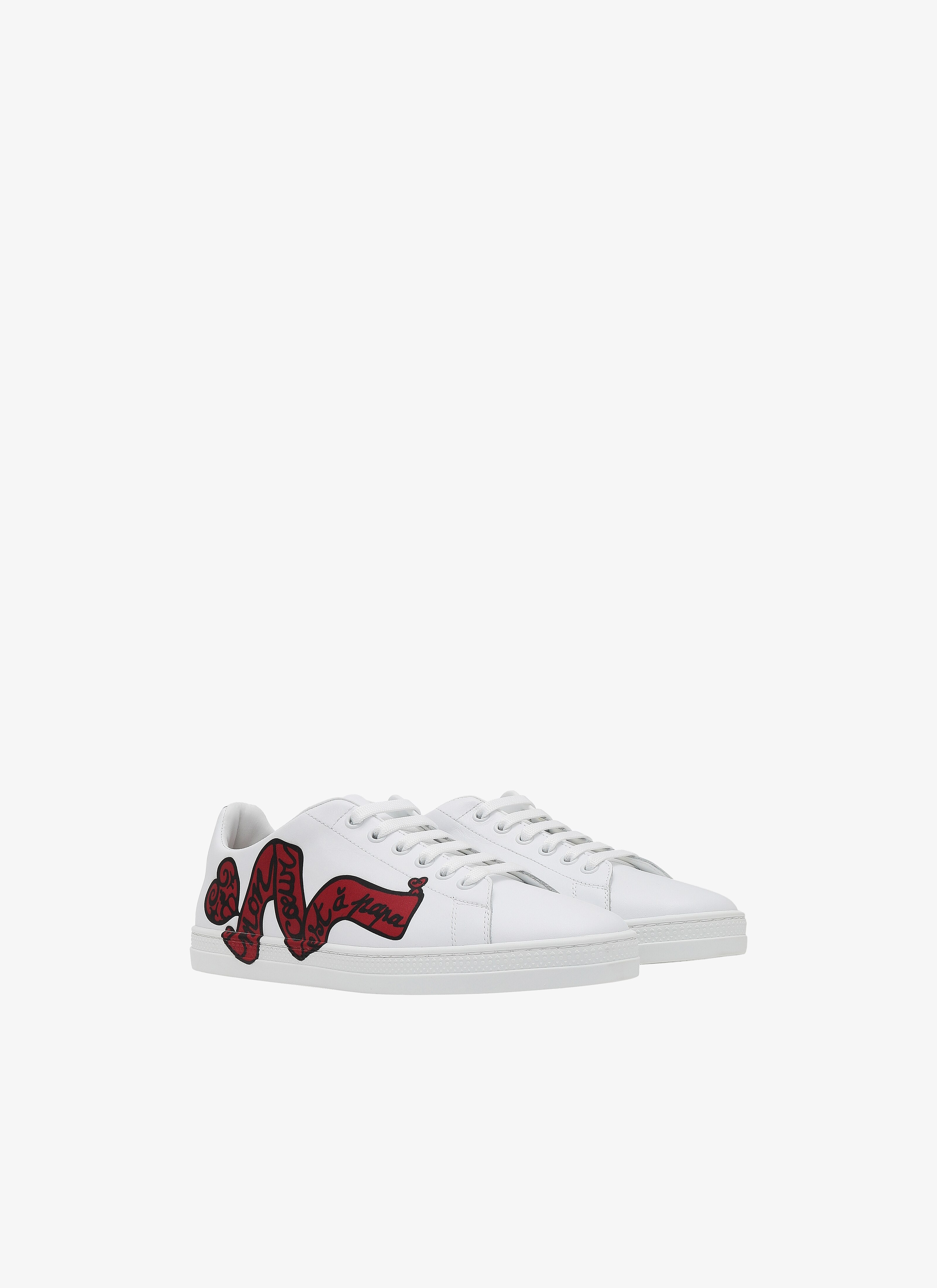 Sneaker "Mon Coeur Est À Papa" Sneaker "Mon Coeur Est À Papa" - maison-alaia.com