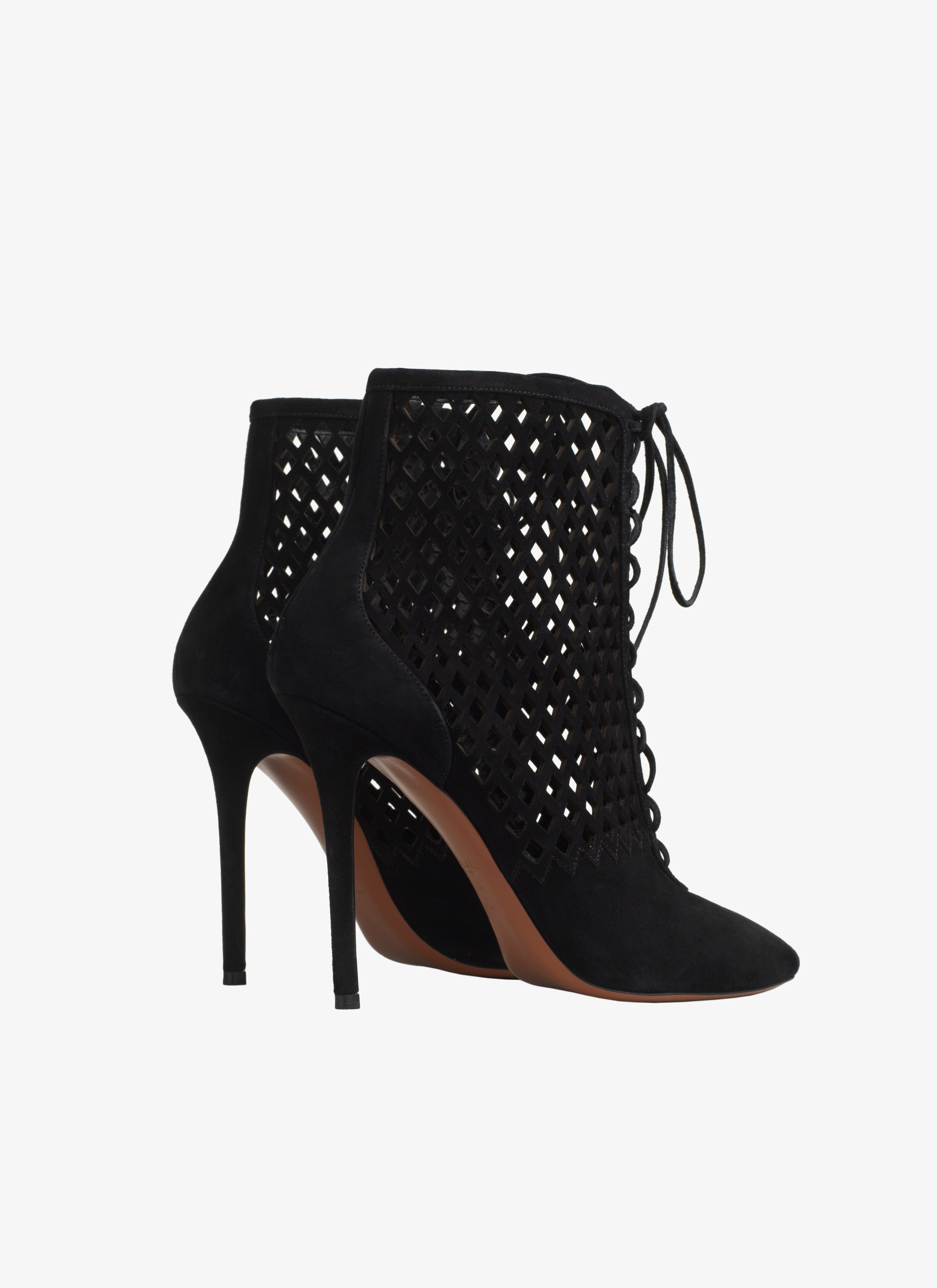 Goatskin Stiletto Ankle Boot Goatskin Stiletto Ankle Boot - maison-alaia.com
