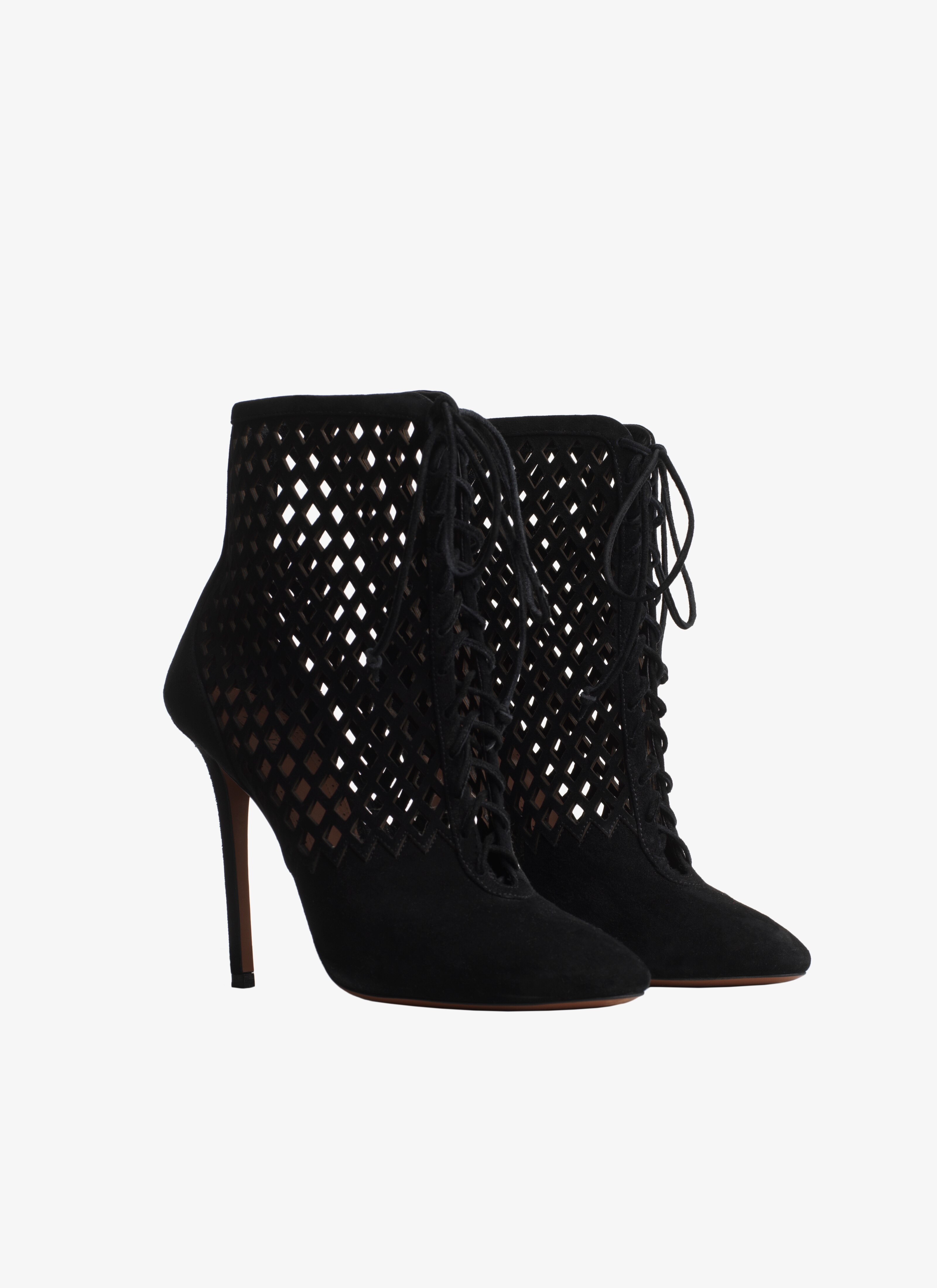 Goatskin Stiletto Ankle Boot Goatskin Stiletto Ankle Boot - maison-alaia.com