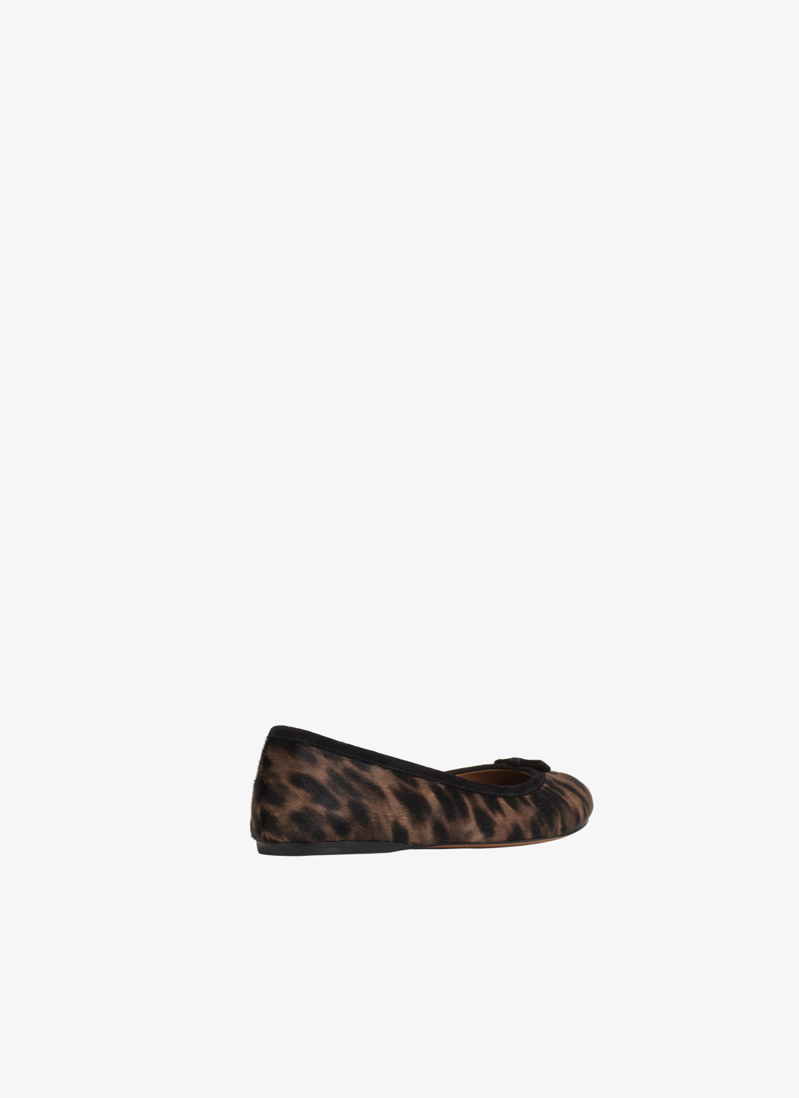Zebra-Print Calfskin Ballet Flat Zebra-Print Calfskin Ballet Flat - maison-alaia.com
