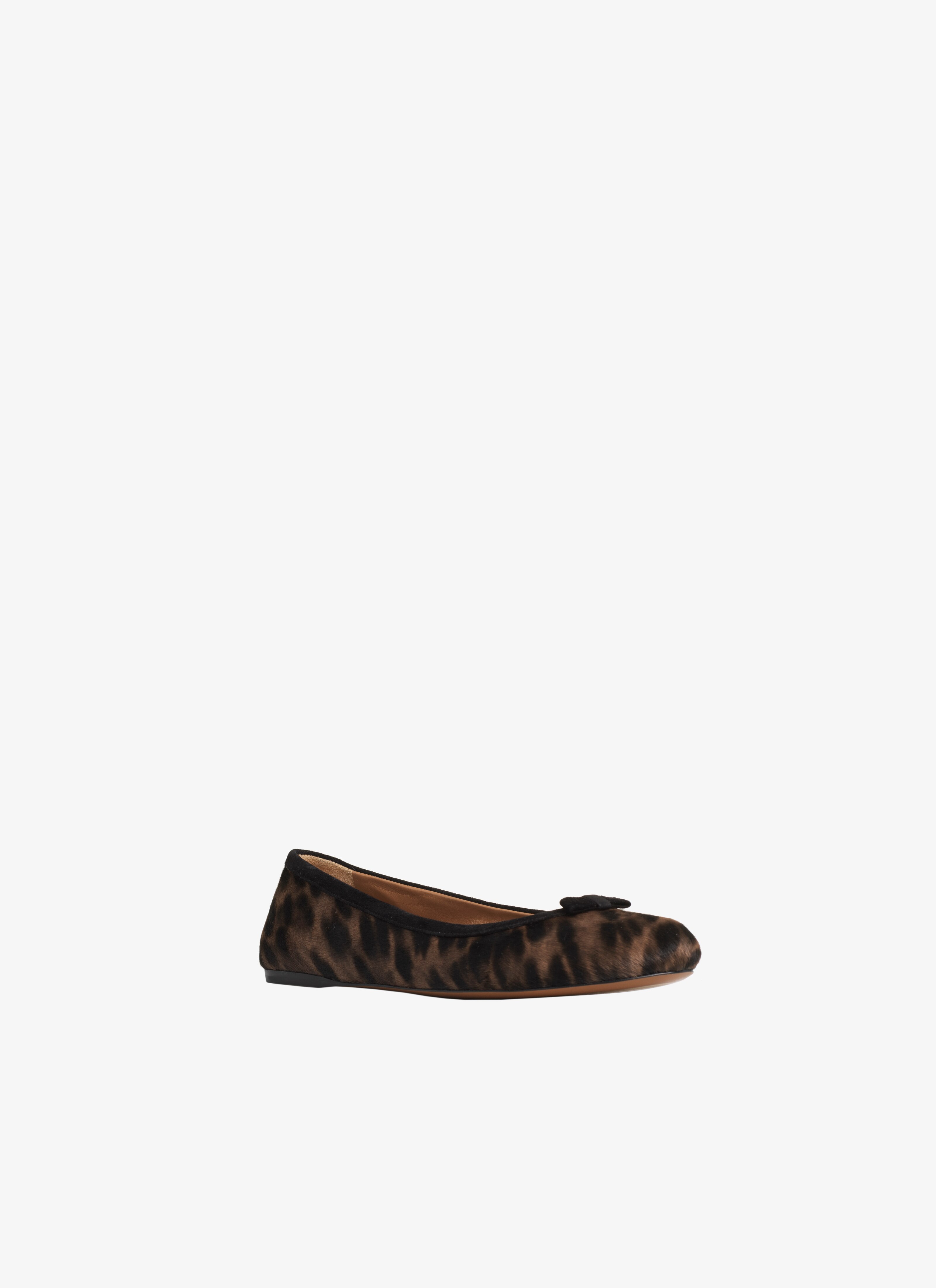 Zebra-Print Calfskin Ballet Flat Zebra-Print Calfskin Ballet Flat - maison-alaia.com