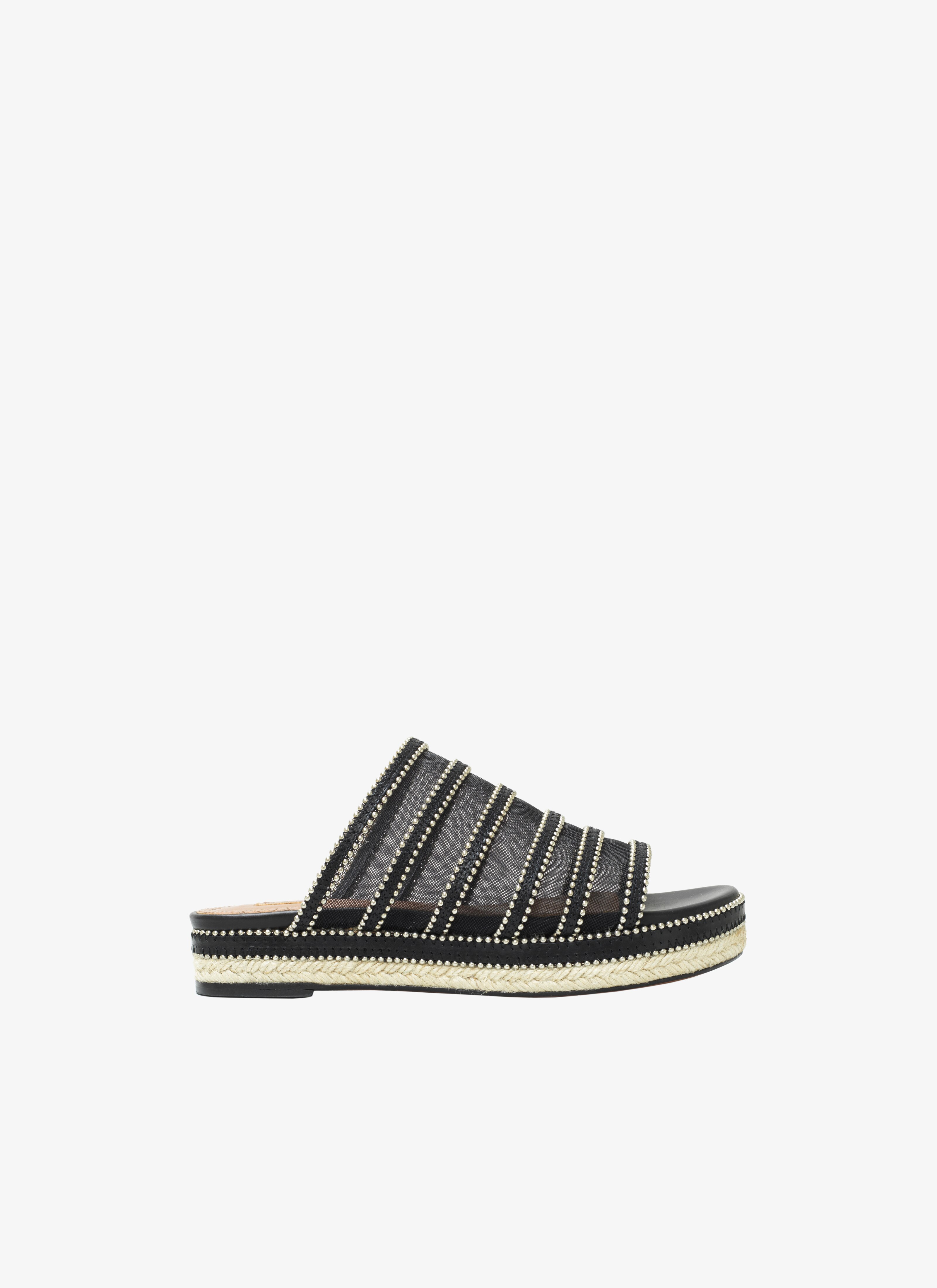 ALAÏA BLACK/BLACK SANDALS