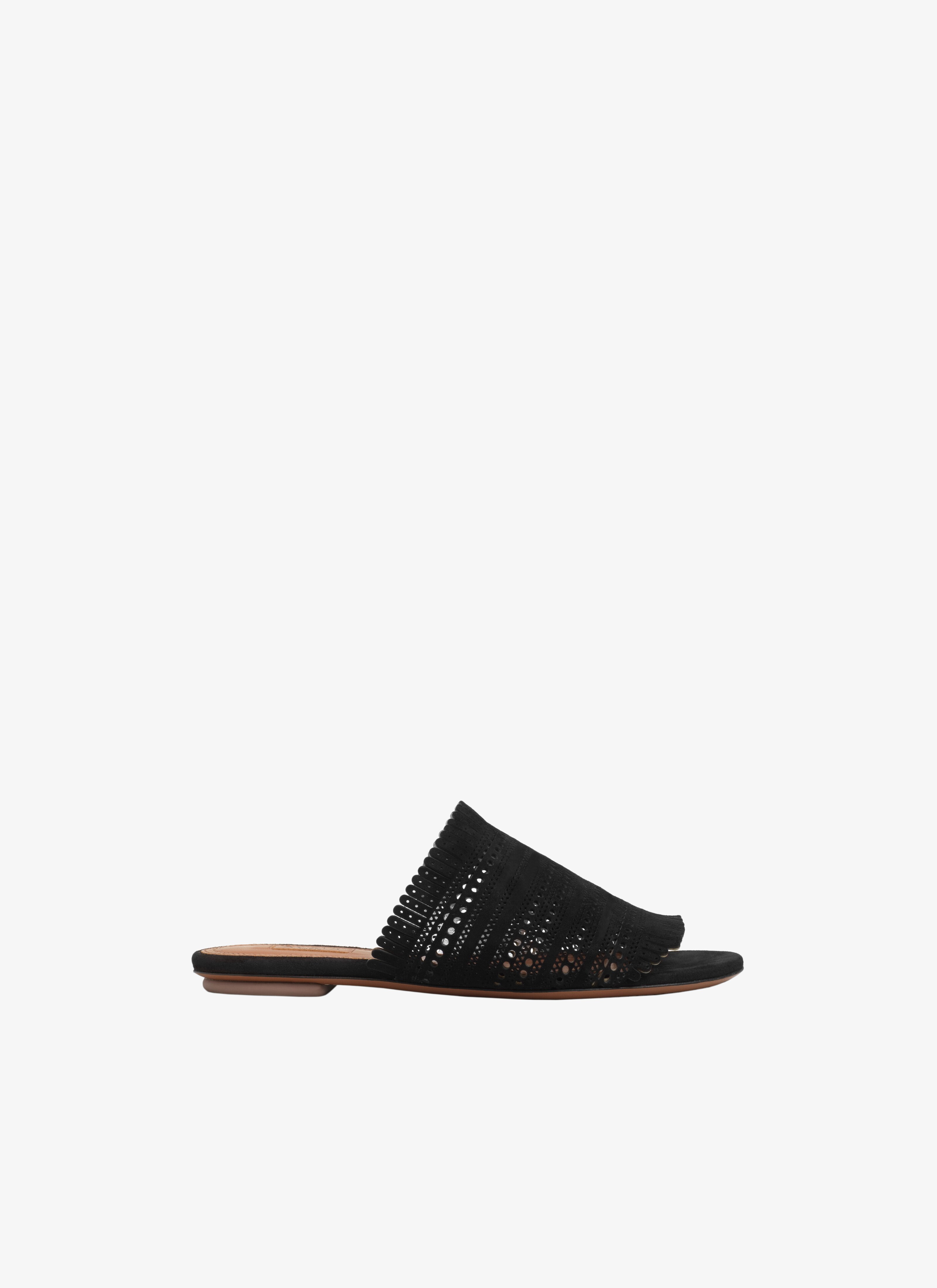 ALAÏA BLACK SANDALS