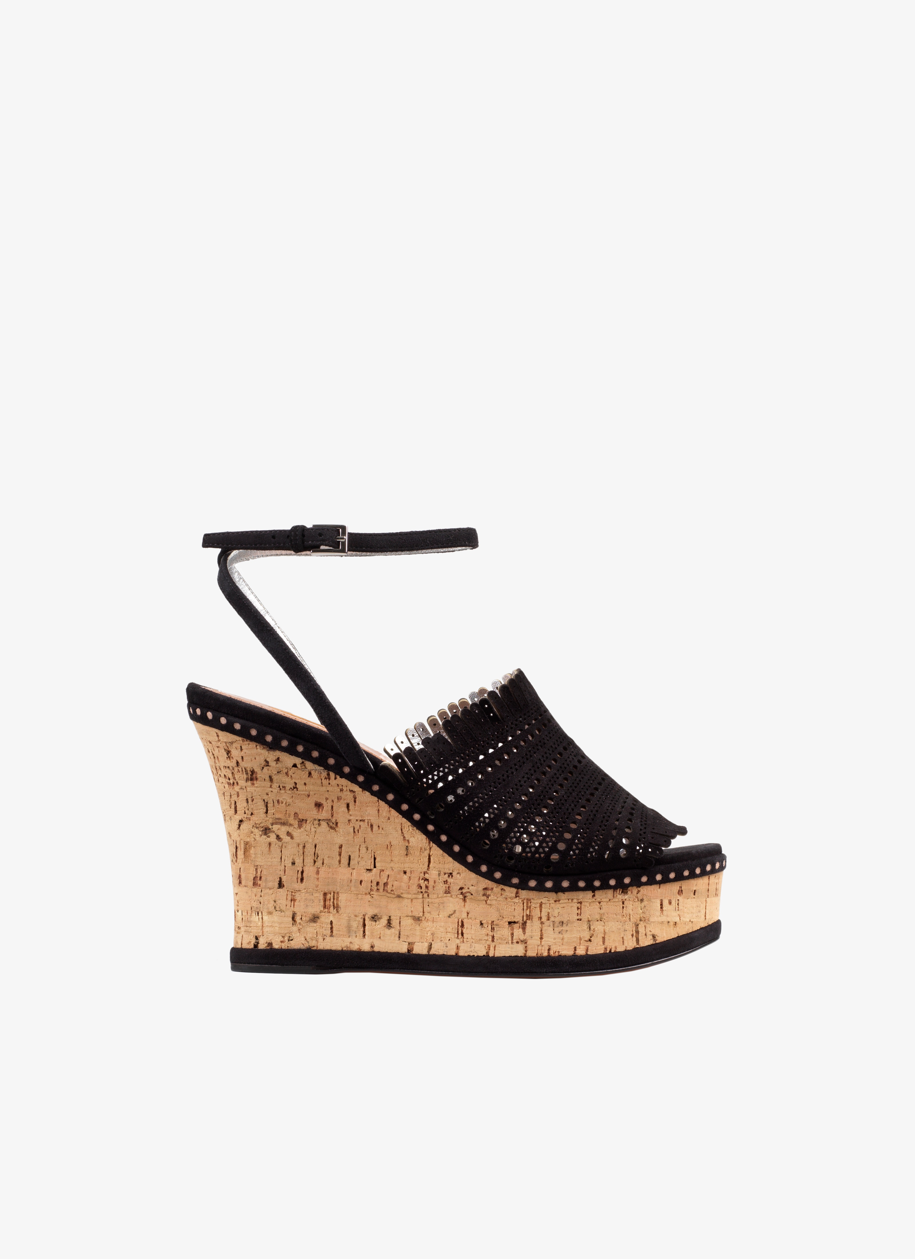 ALAÏA BLACK SANDALS
