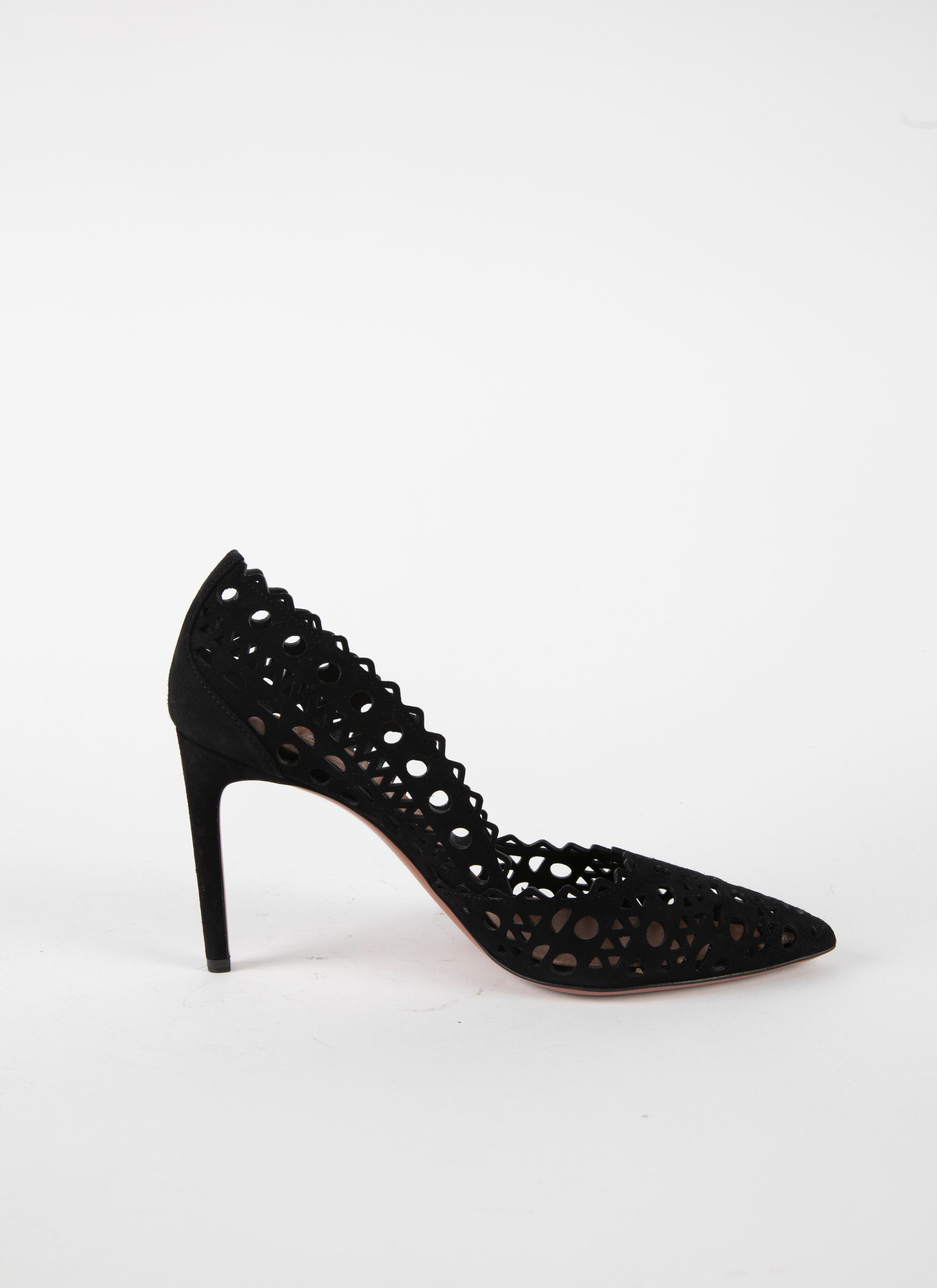ALAÏA BLACK PLATFORM