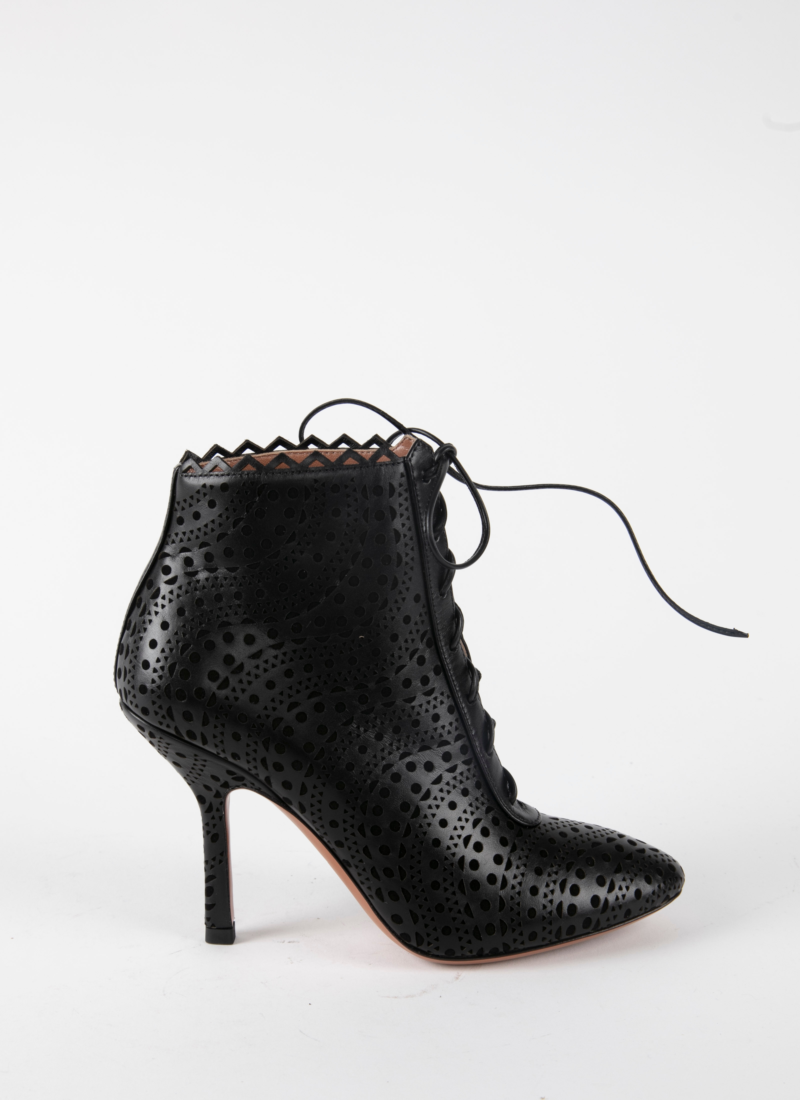 ALAÏA BLACK/BLACK BOOTS