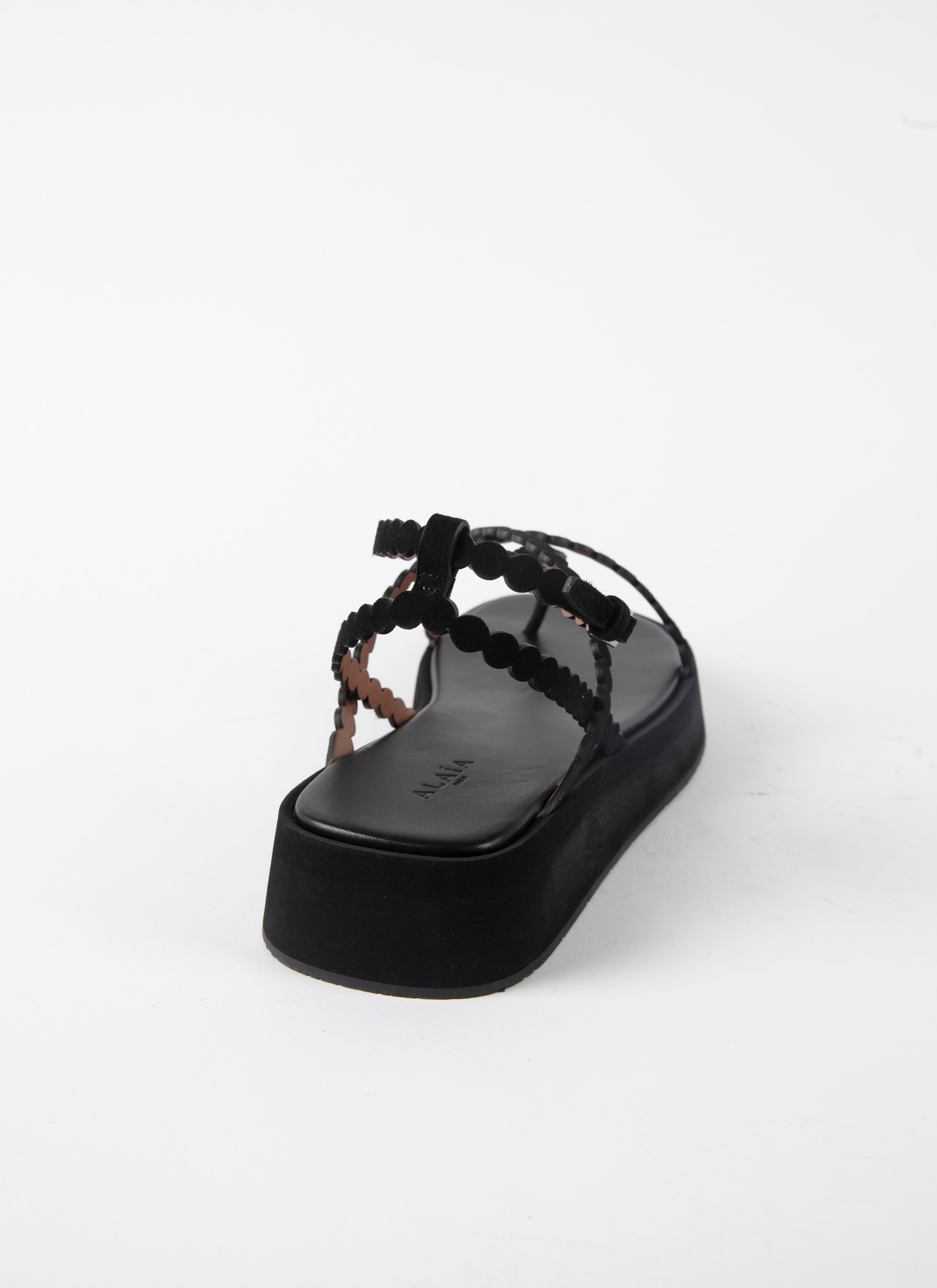 ALAÏA BLACK SANDALS