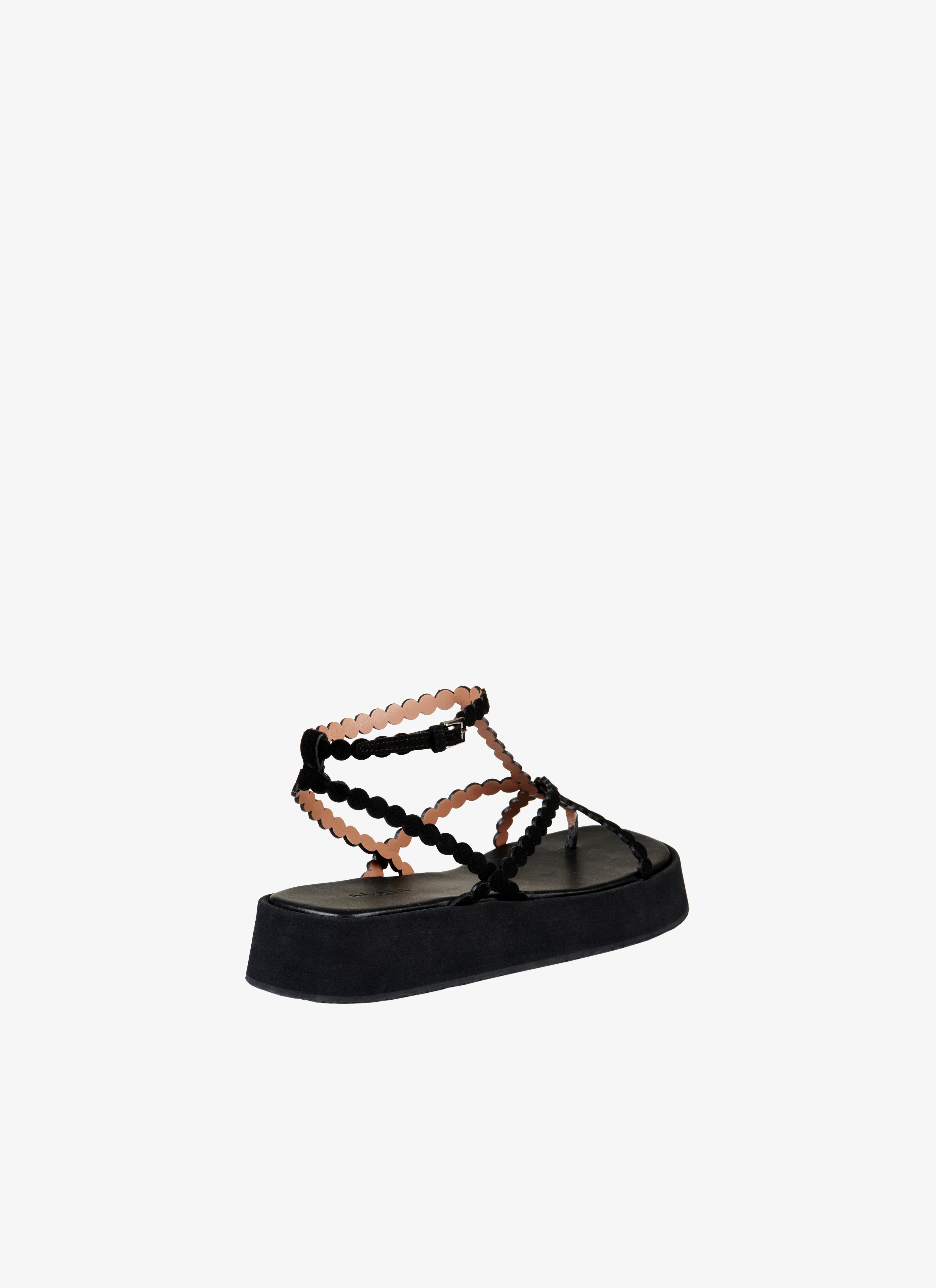 ALAÏA BLACK SANDALS