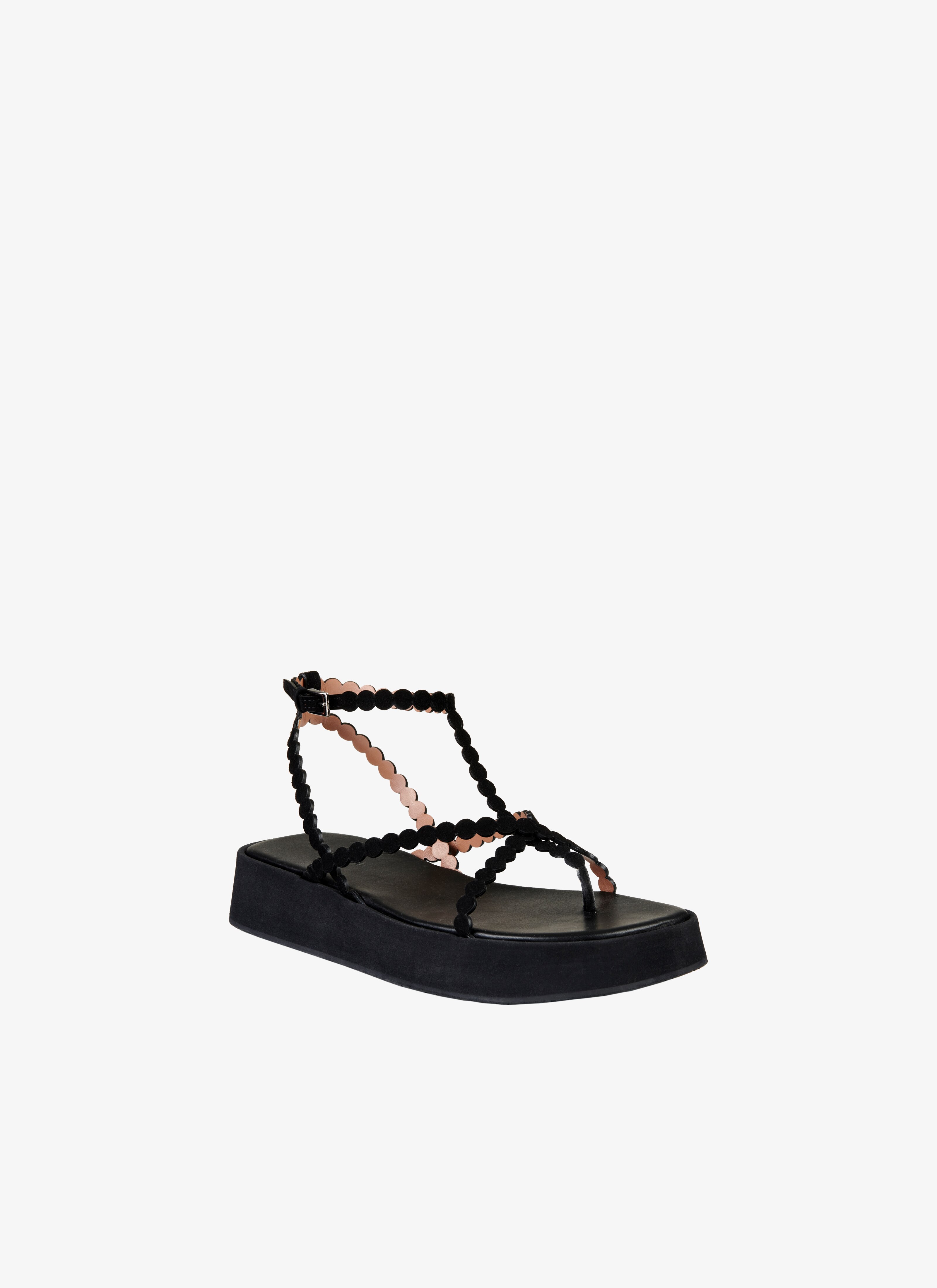 ALAÏA BLACK SANDALS