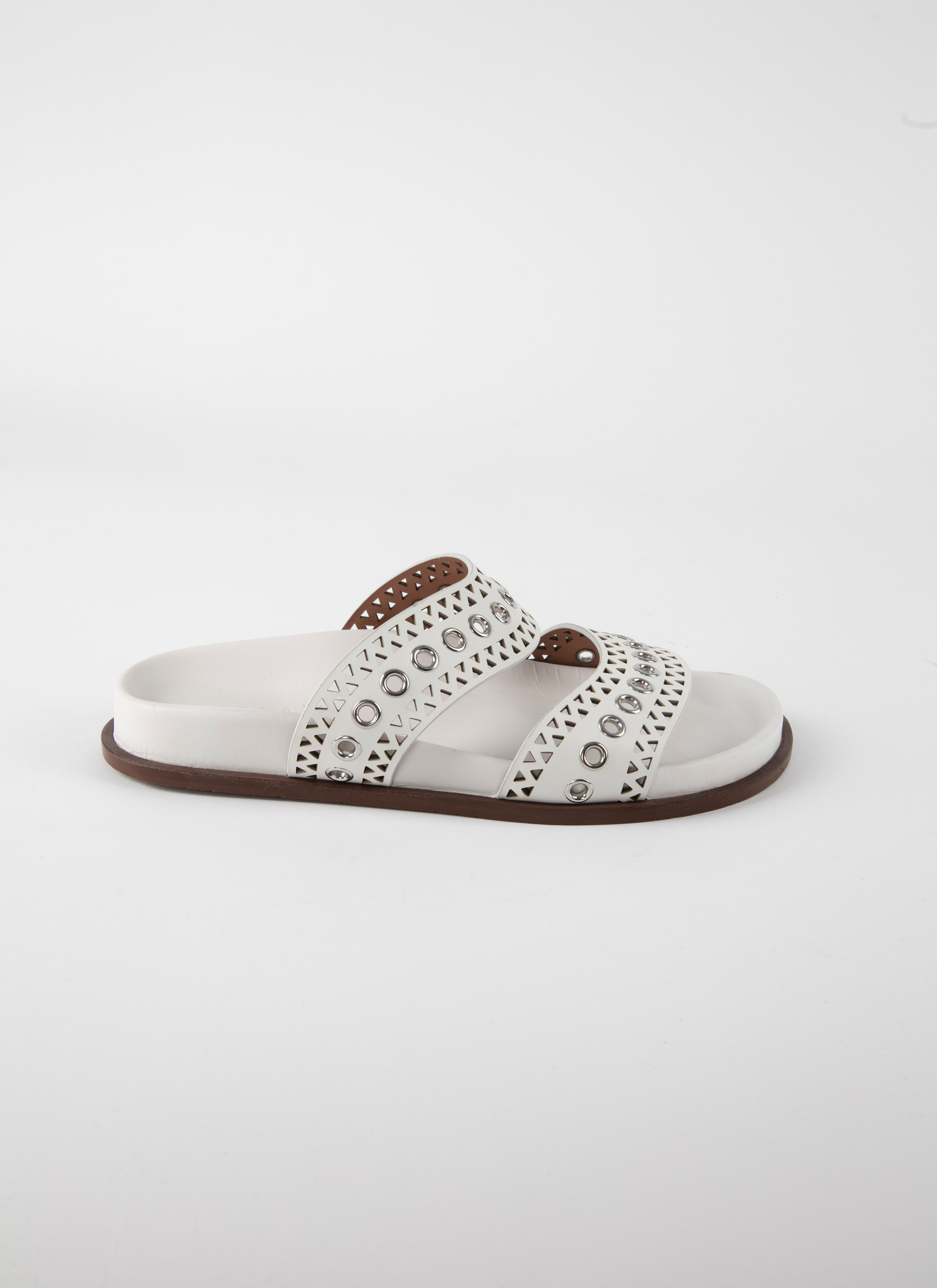 ALAÏA OFF-WHITE MULES