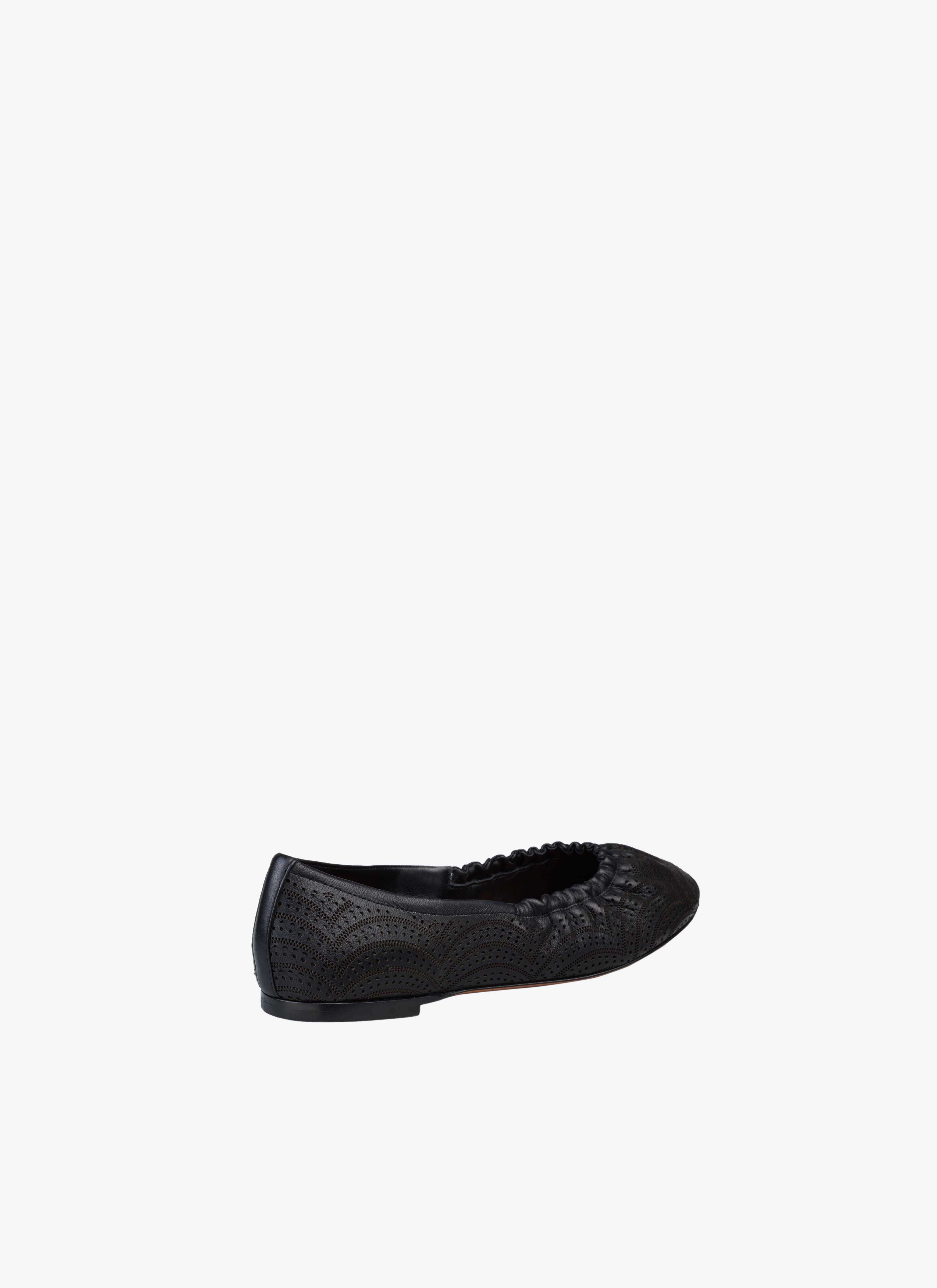 ALAÏA BLACK BALLERINAS