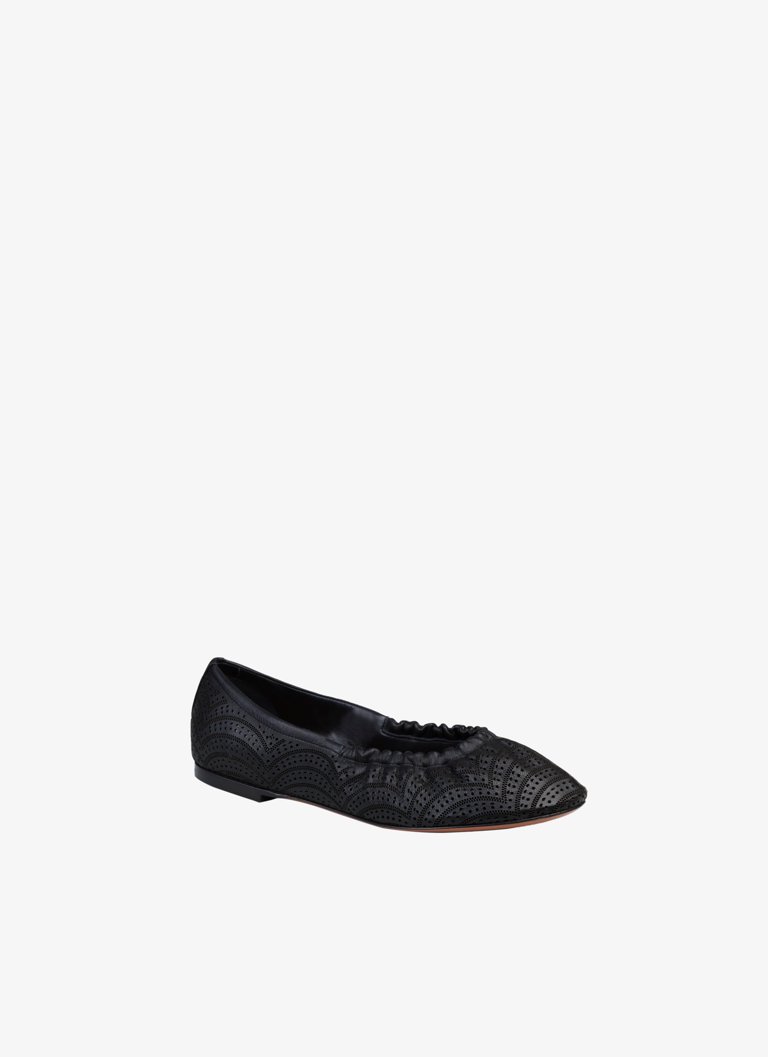 ALAÏA BLACK BALLERINAS