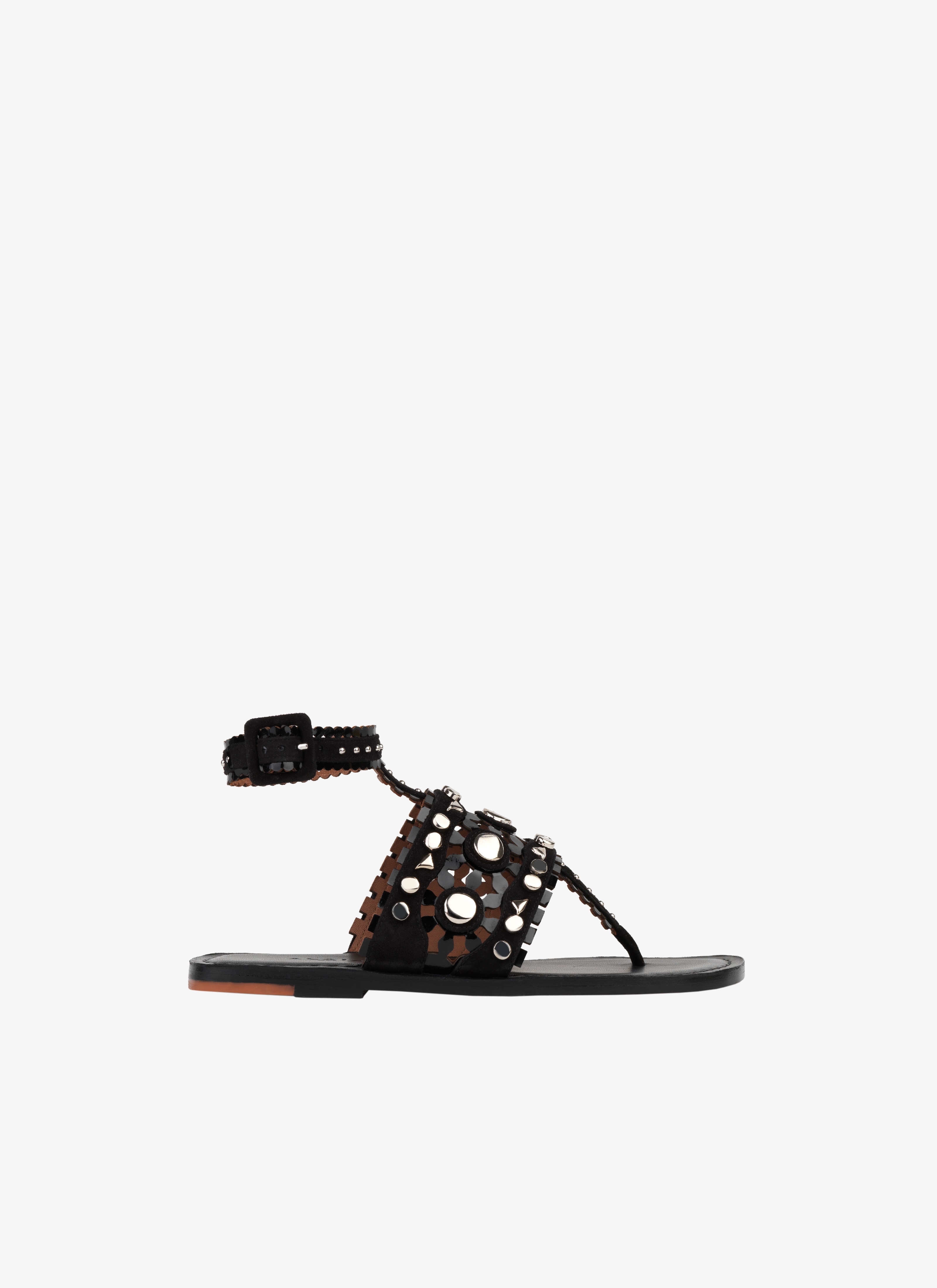 ALAÏA Women's EDITION 2015 FLAT STUDDED SANDALS | ALAÏA US