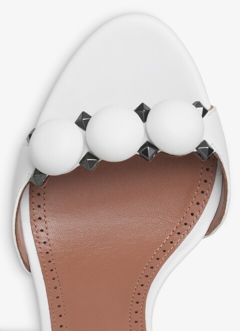 Bombe sandals in calfskin - maison-alaia.com