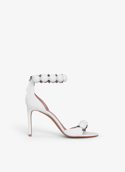Bombe sandals in calfskin - maison-alaia.com