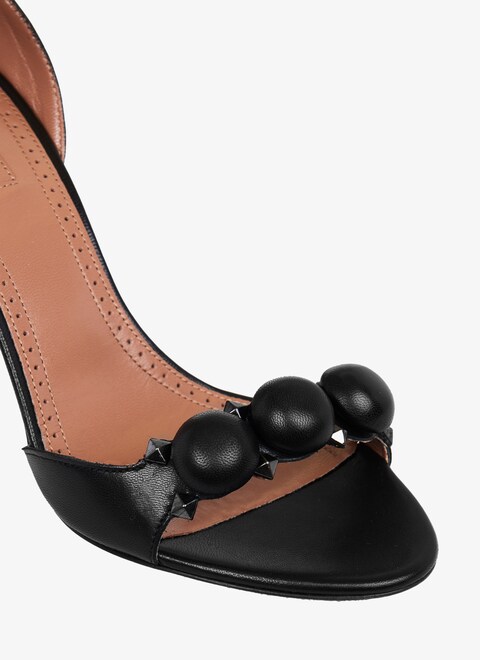 Bombe sandals in calfskin - maison-alaia.com