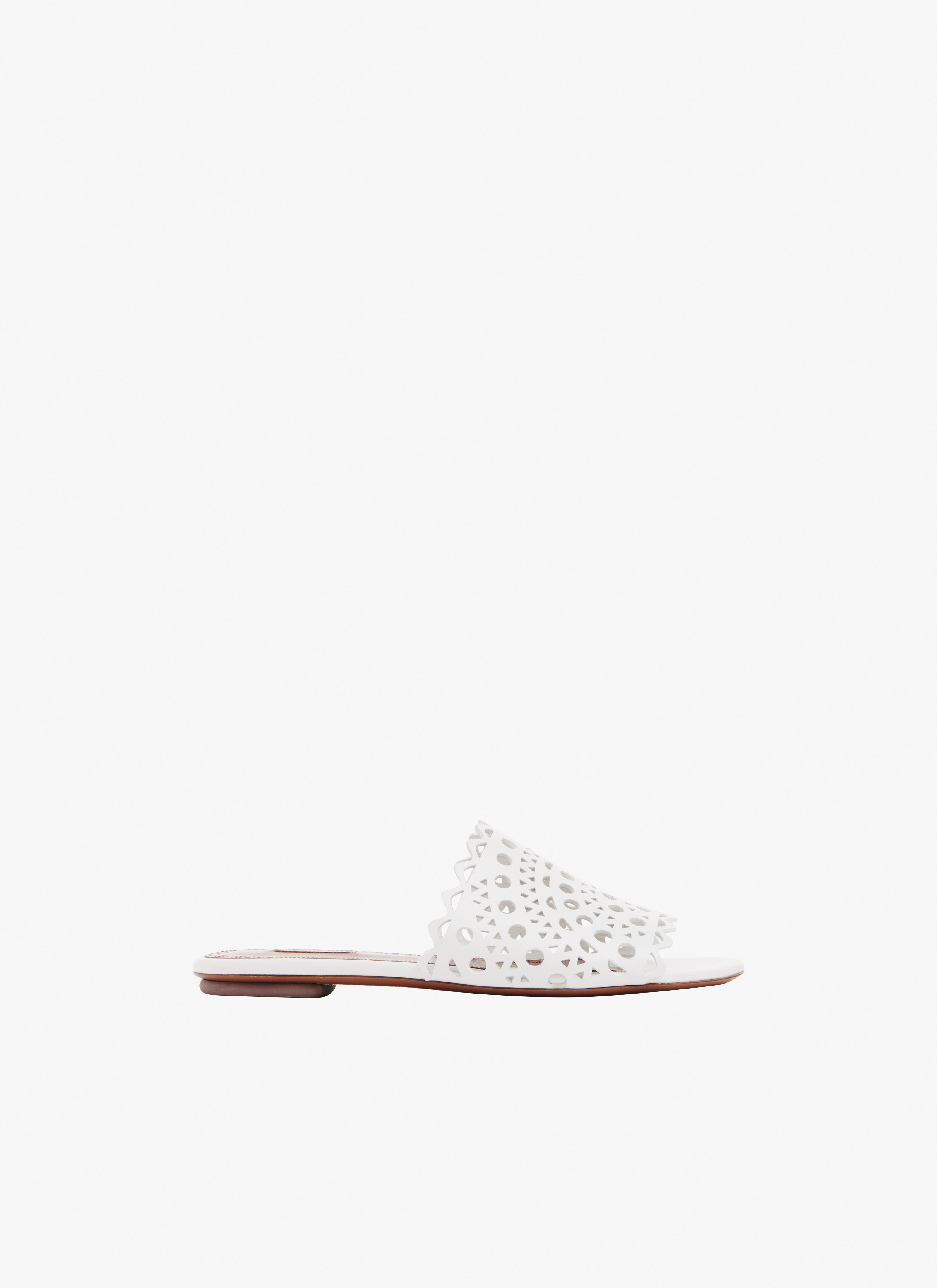 Vienne mules in vienne calfskin maison-alaia.com