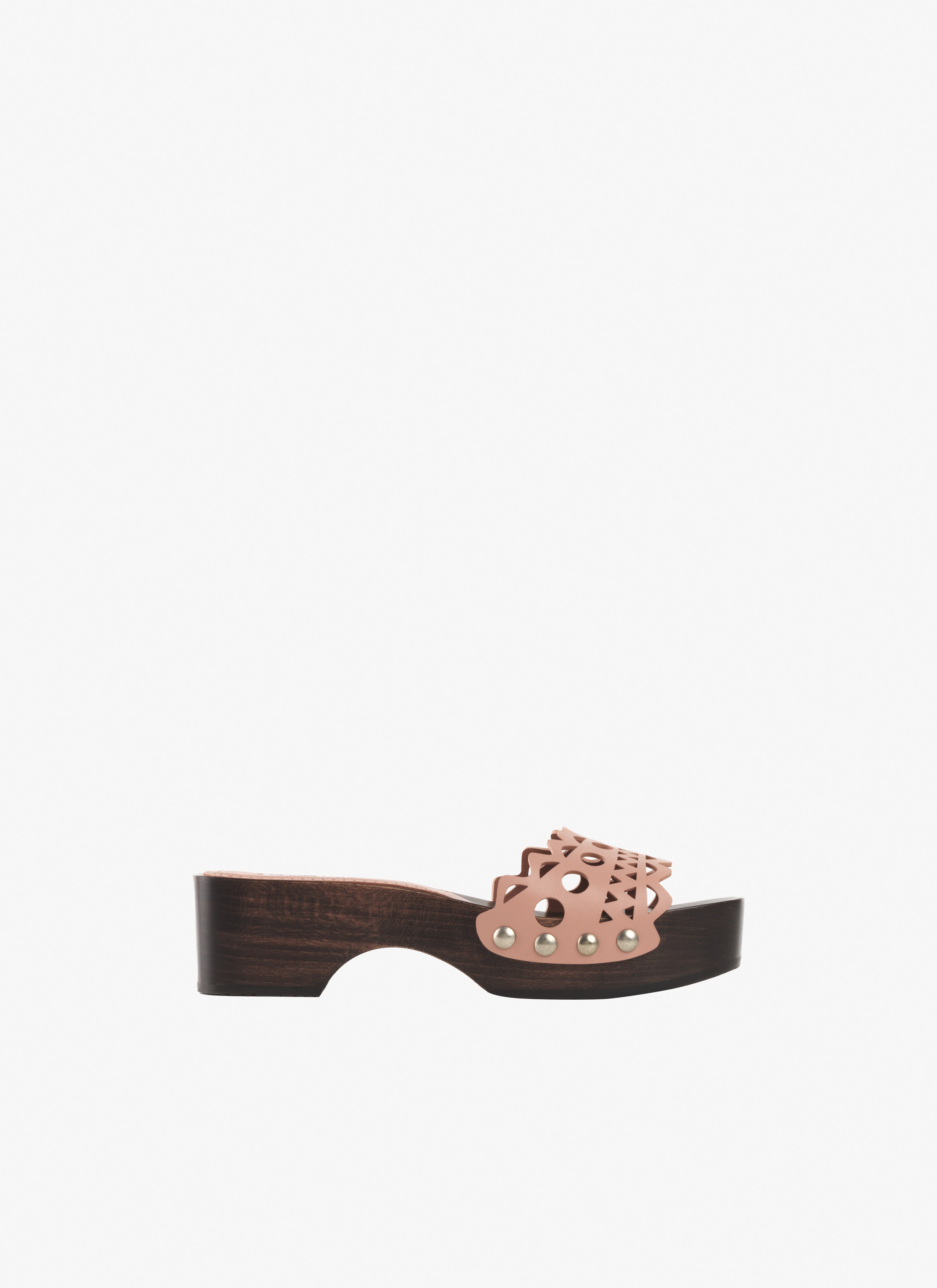 Wooden flat clog maison-alaia.com