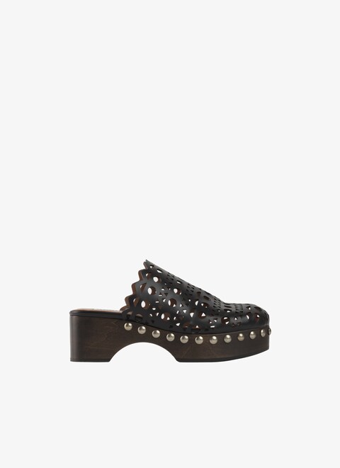 Vienne clogs in vienne calfskin - maison-alaia.com