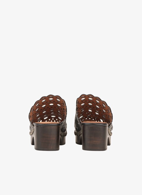 Vienne clogs in vienne calfskin - maison-alaia.com