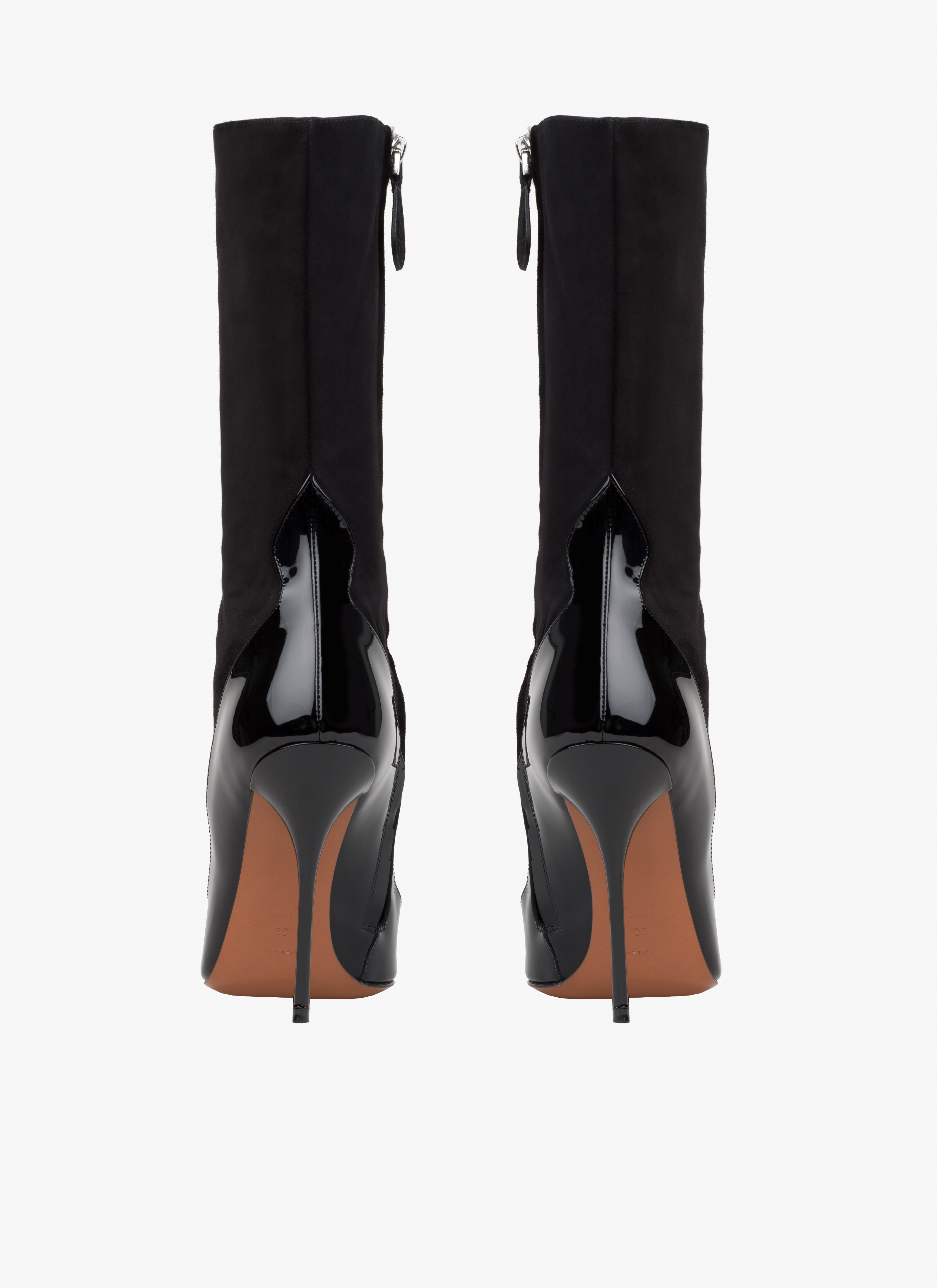 Bi-material ankle boots - maison-alaia.com