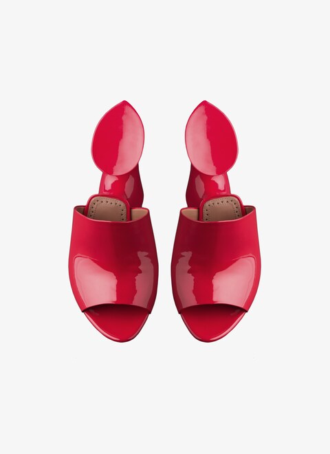 La Sculpture mules in calfskin - maison-alaia.com