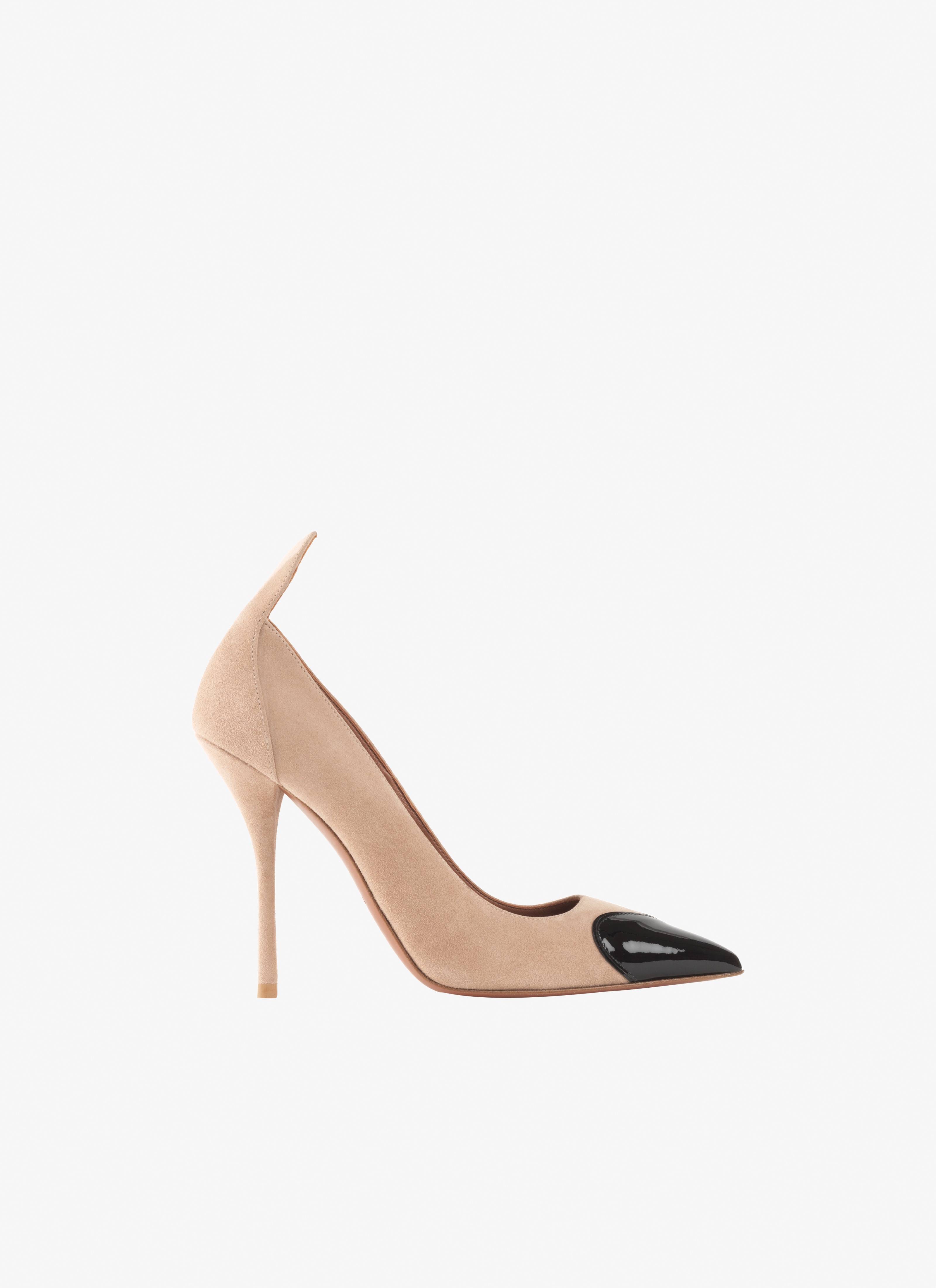 Passief Banket elektrode ALAÏA Blush/Black Heart Pumps In Patent Calfskin | ALAÏA US