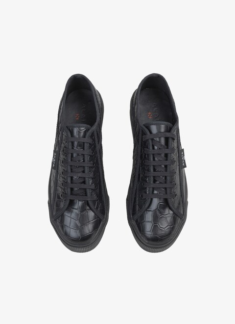 Superga platform sneakers in calfskin
 - maison-alaia.com