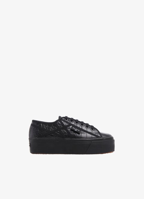 Superga platform sneakers in calfskin
 - maison-alaia.com