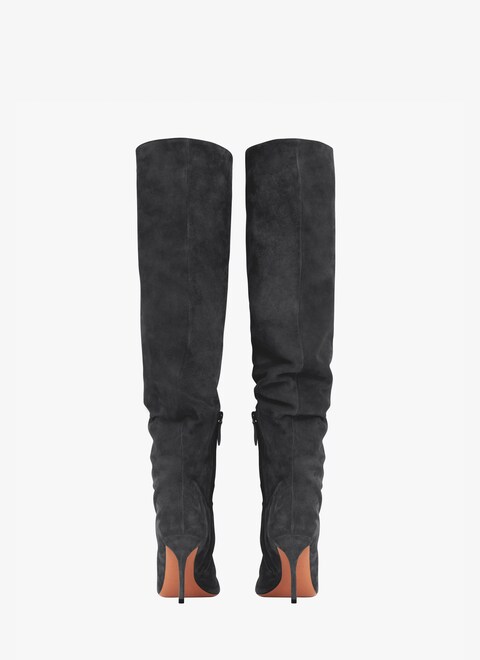 Fluide boots in suede calfskin - maison-alaia.com