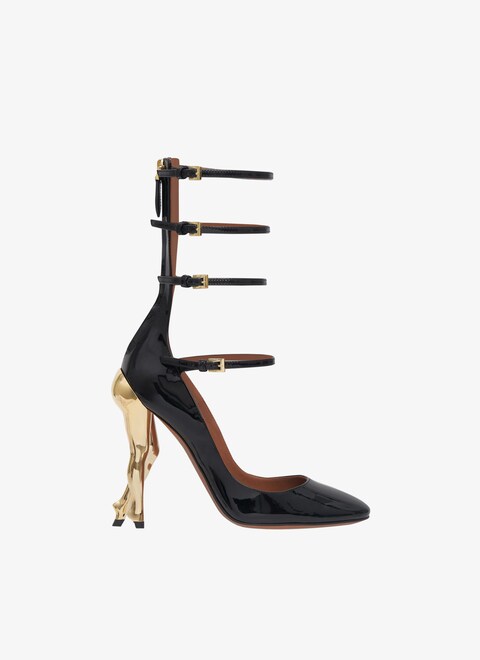 Cabaret pumps in patent calfskin - maison-alaia.com