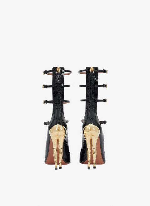 Cabaret pumps in patent calfskin - maison-alaia.com
