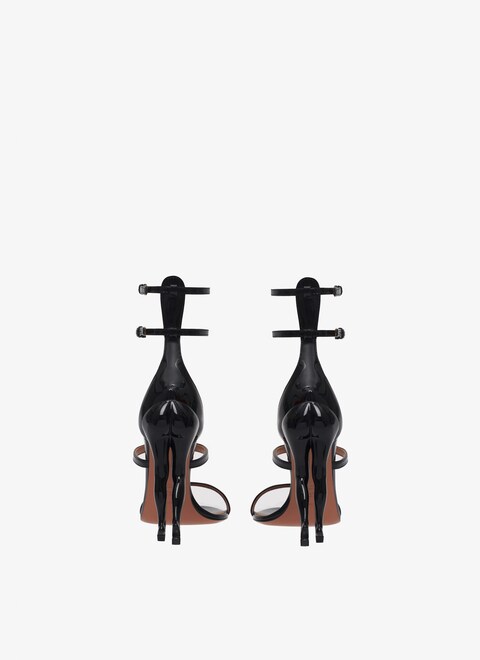 Cabaret sandals in patent calfskin - maison-alaia.com