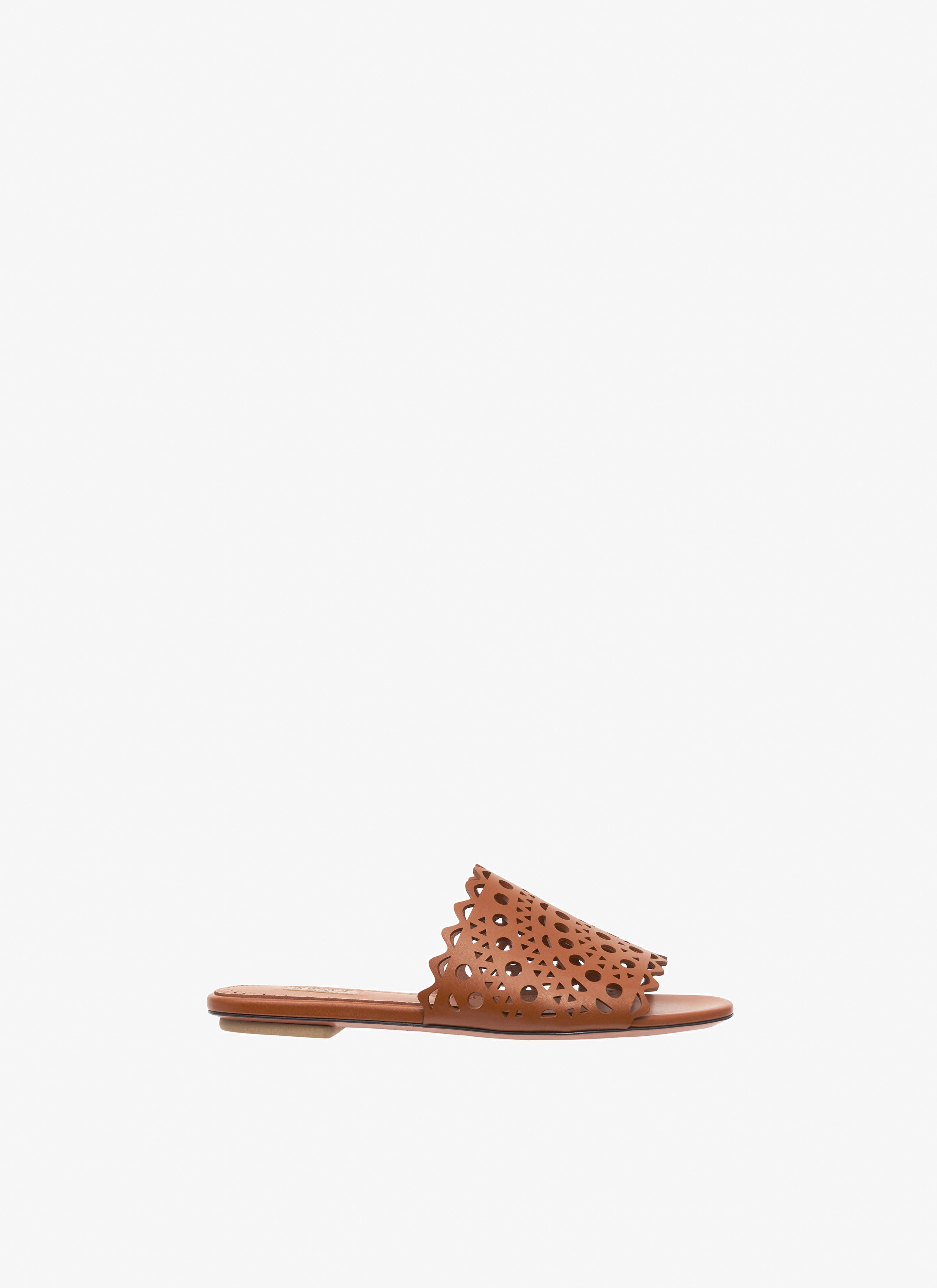 Vienne mules in vienne calfskin maison-alaia.com